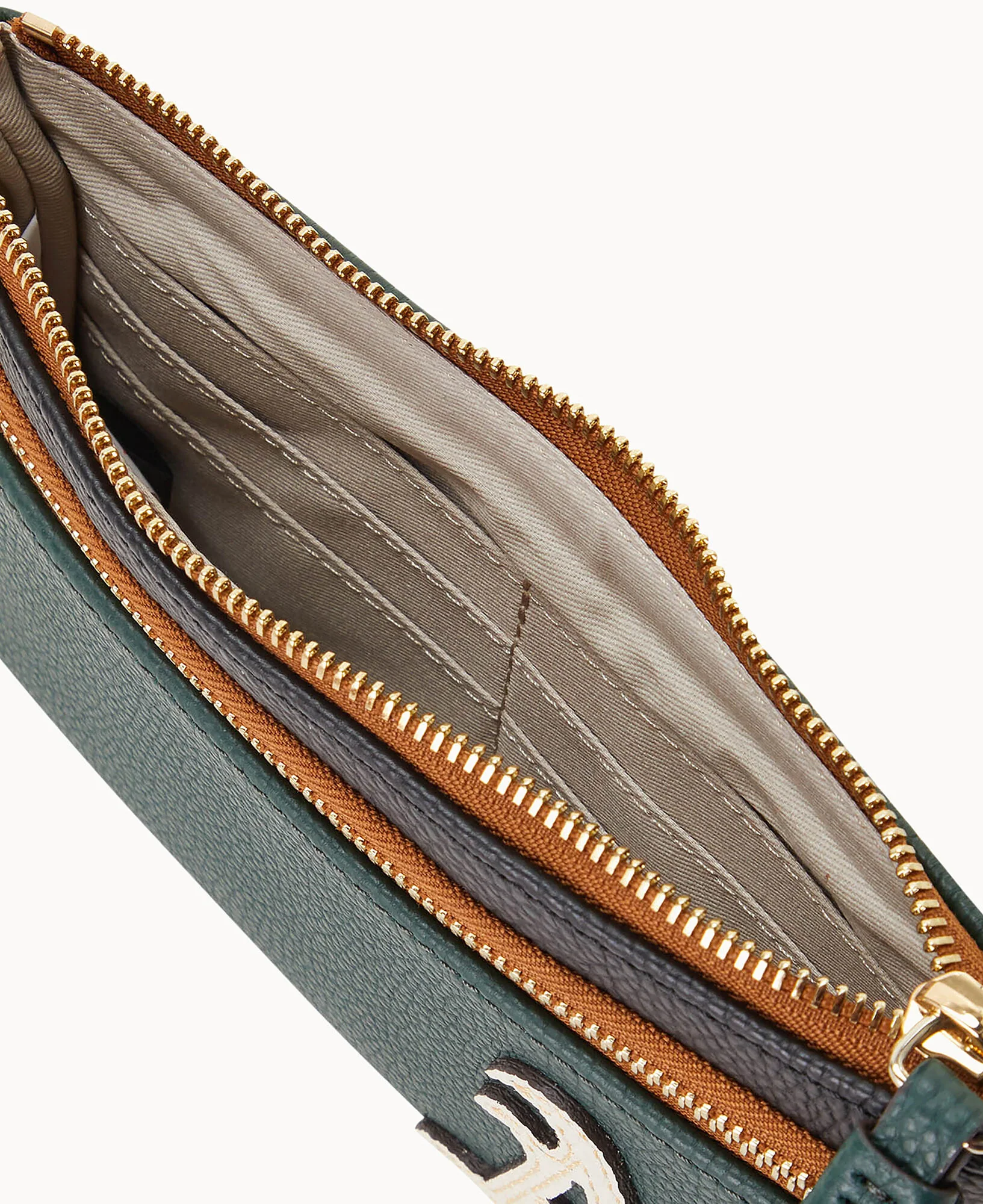 MLB Athletics Double Zip Wristlet - Image 3