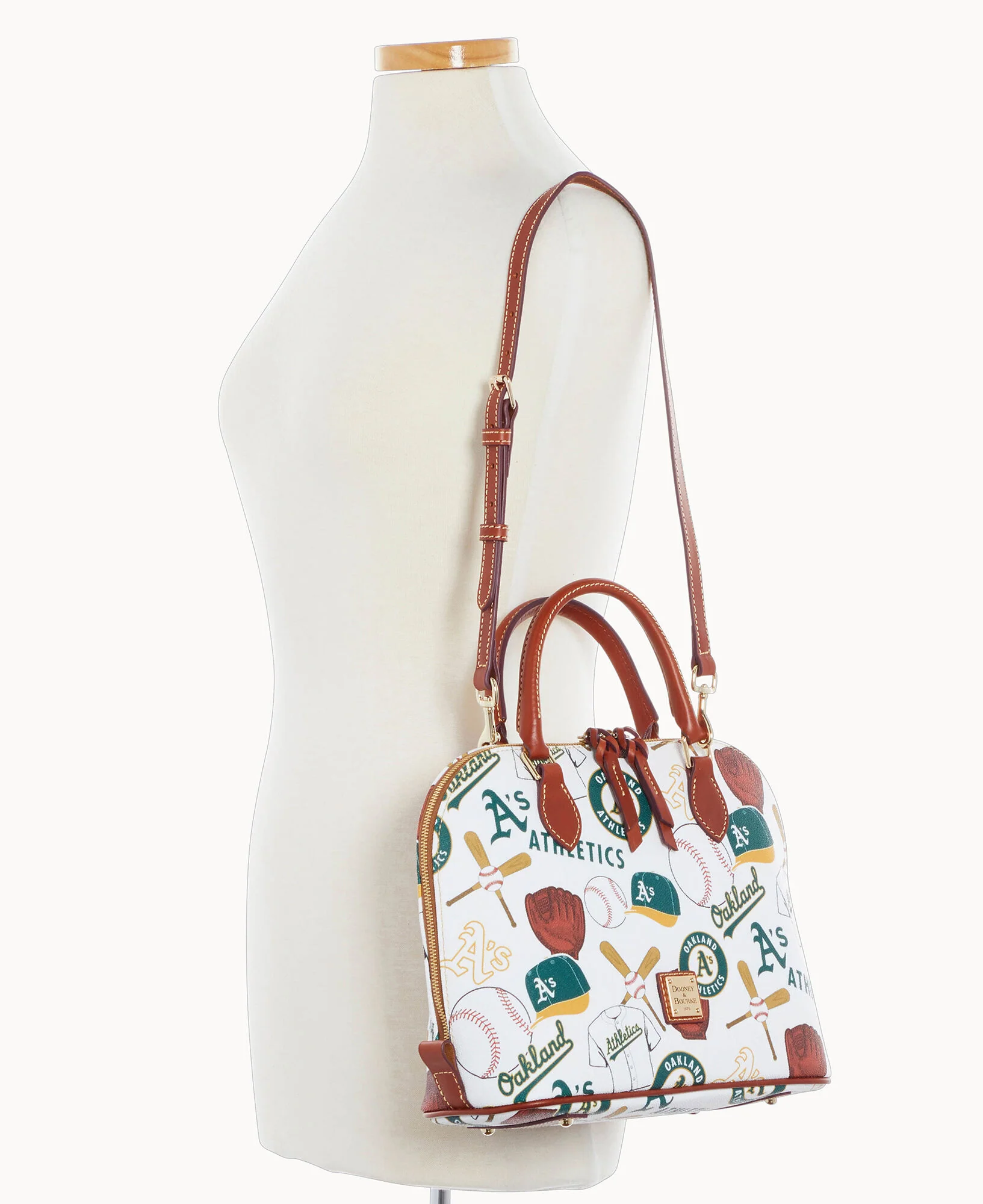 MLB Athletics Zip Zip Satchel - Image 4