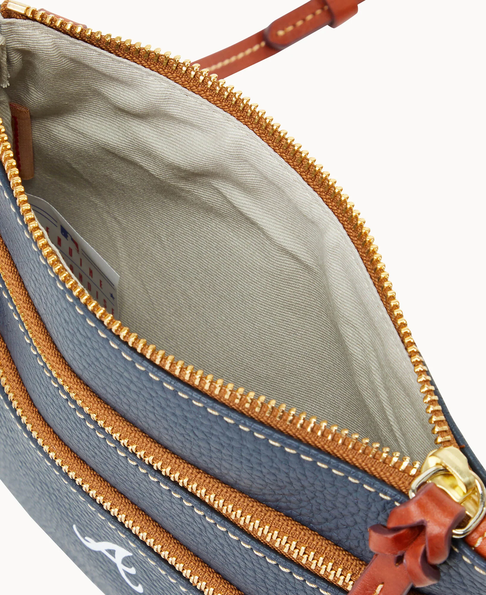 MLB Braves North South Triple Zip Crossbody - Image 3