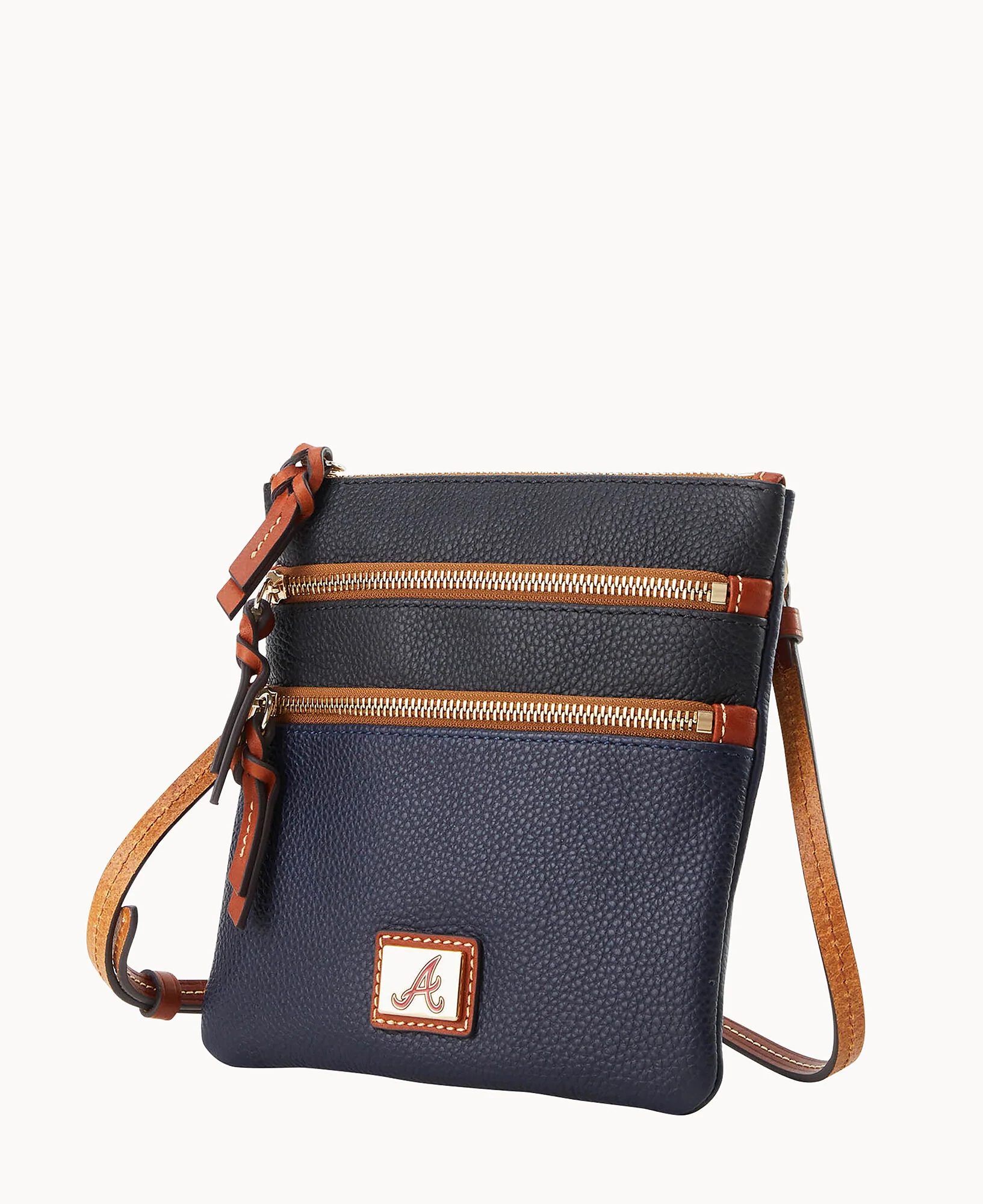 MLB Braves Triple Zip Crossbody - Image 2