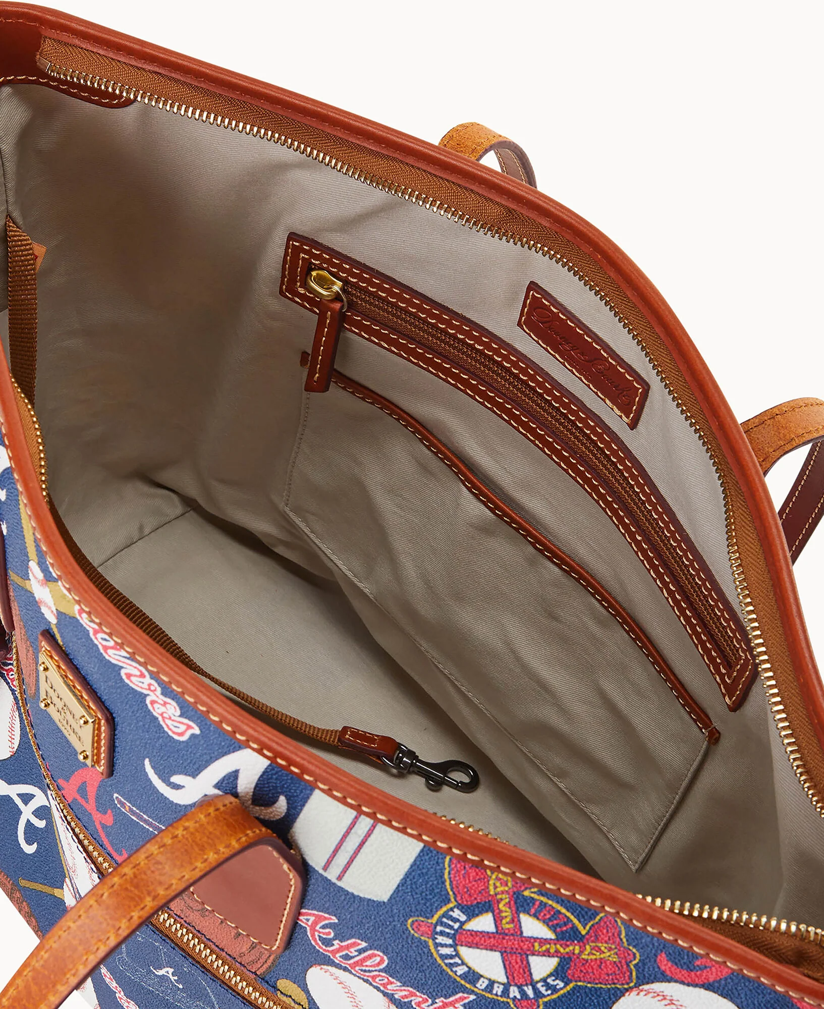 MLB Braves Zip Tote - Image 2