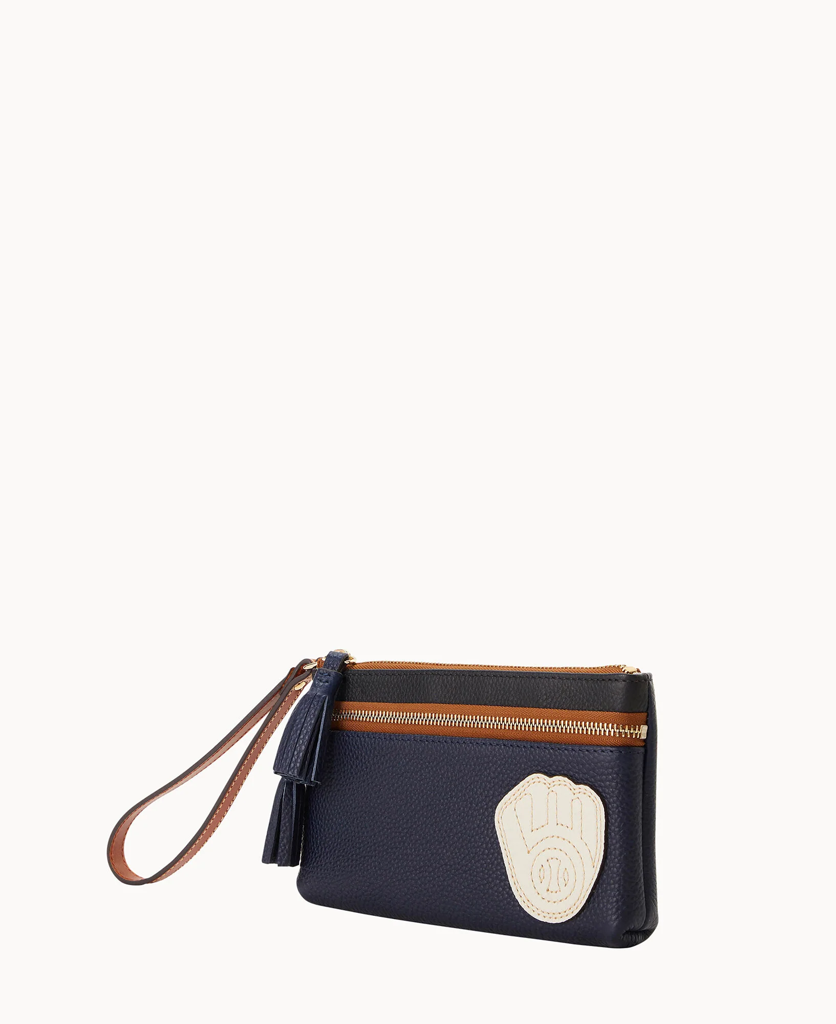 MLB Brewers Double Zip Wristlet - Image 2
