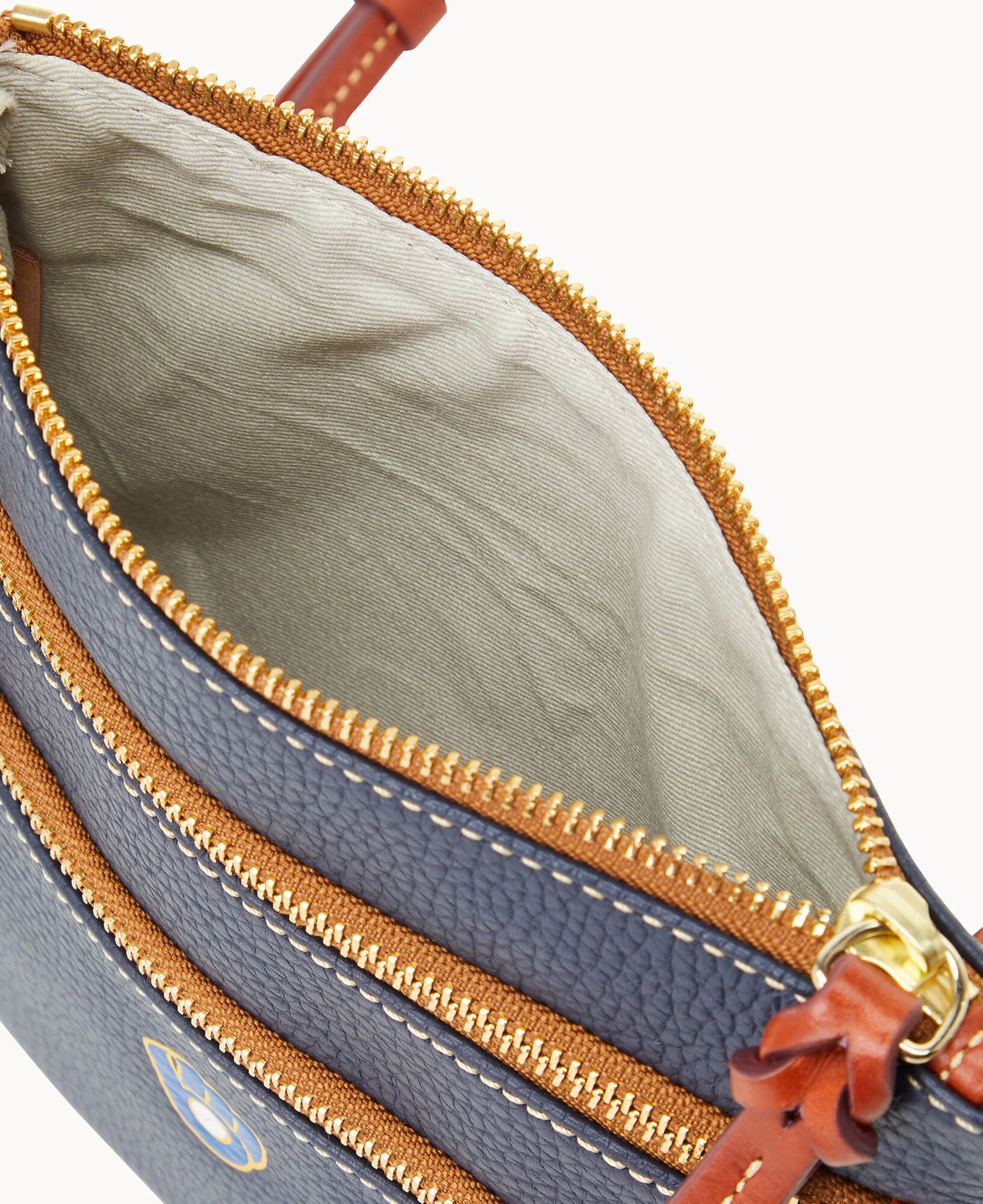 MLB Brewers North South Triple Zip Crossbody - Image 2