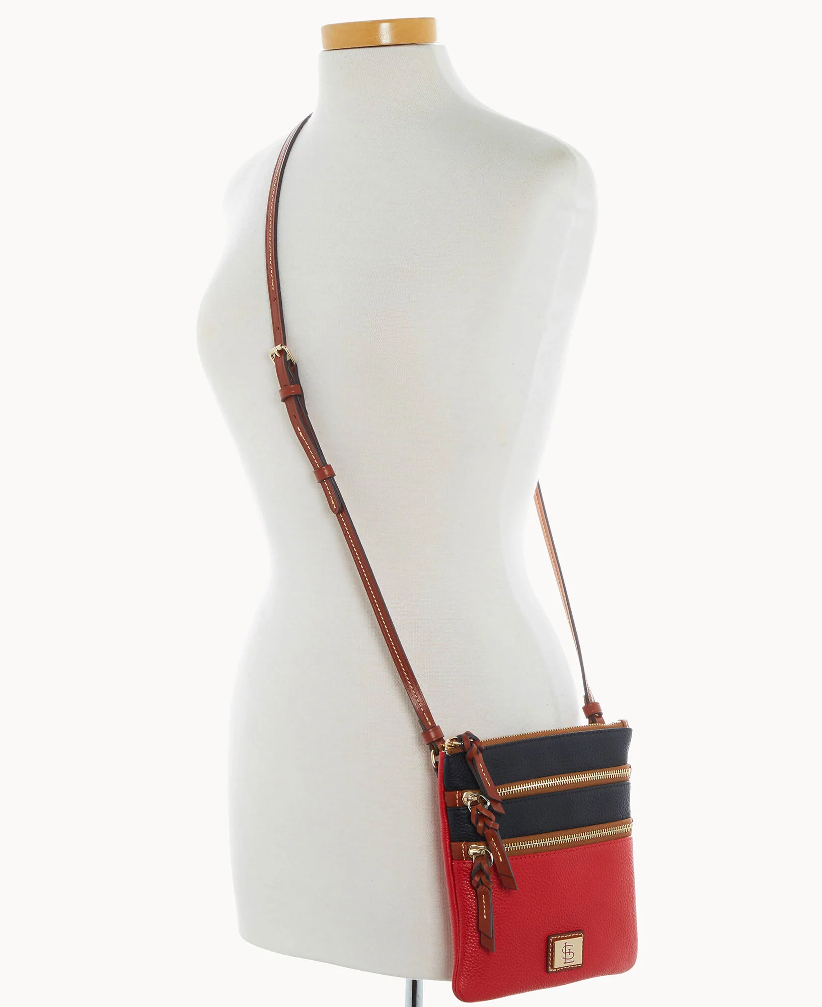 MLB Cardinals Triple Zip Crossbody - Image 4