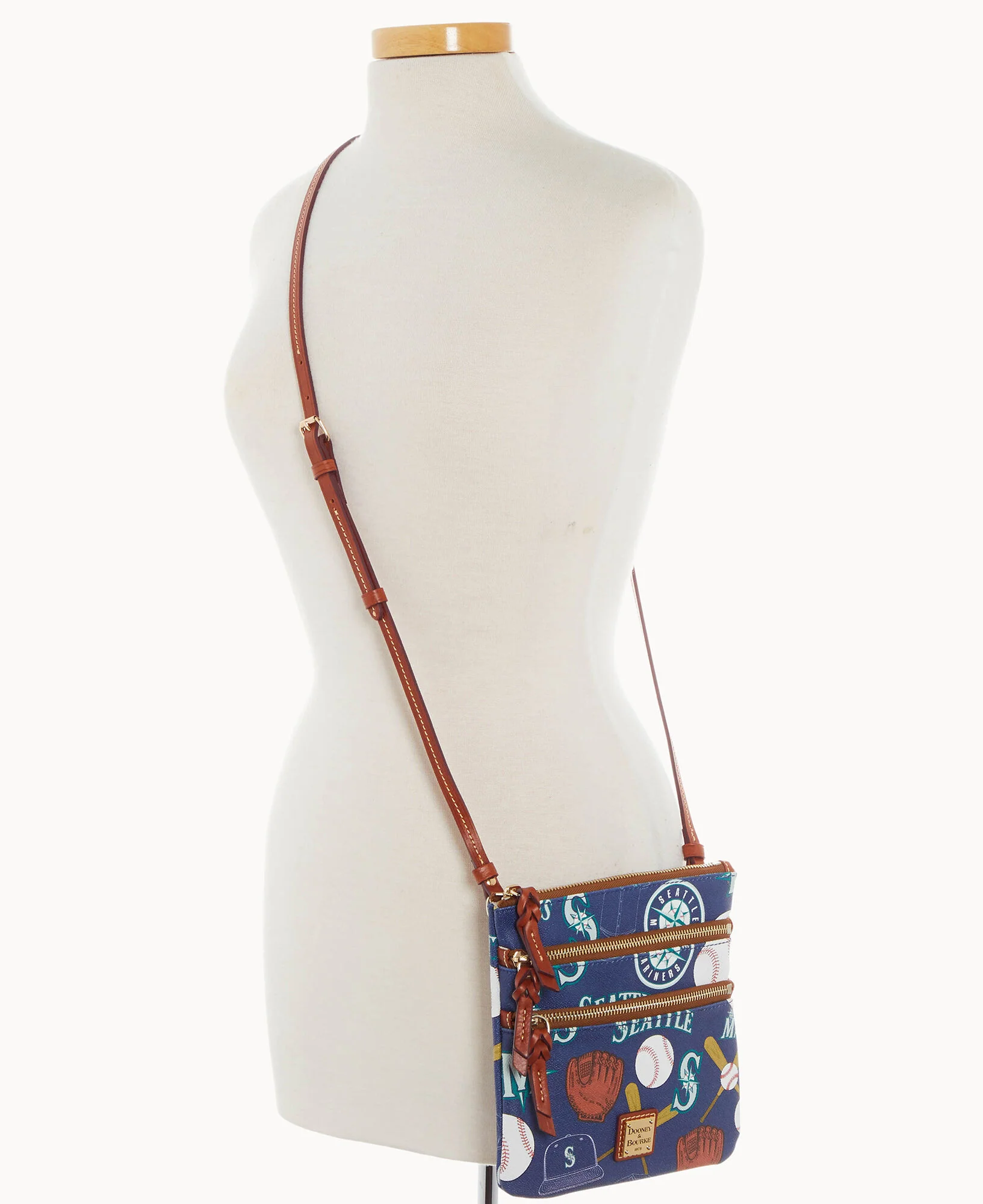 MLB Mariners Triple Zip Crossbody - Image 4