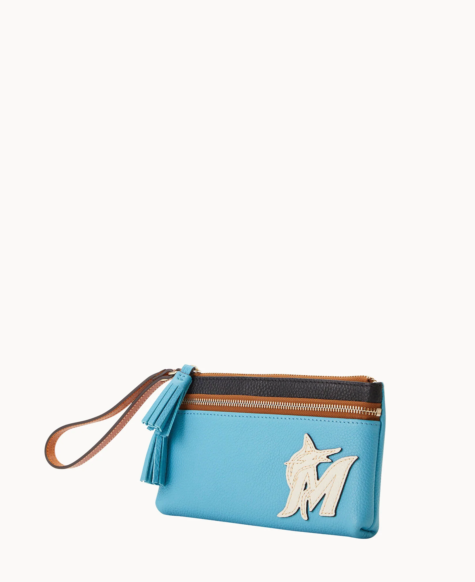 MLB Marlins Double Zip Wristlet - Image 2