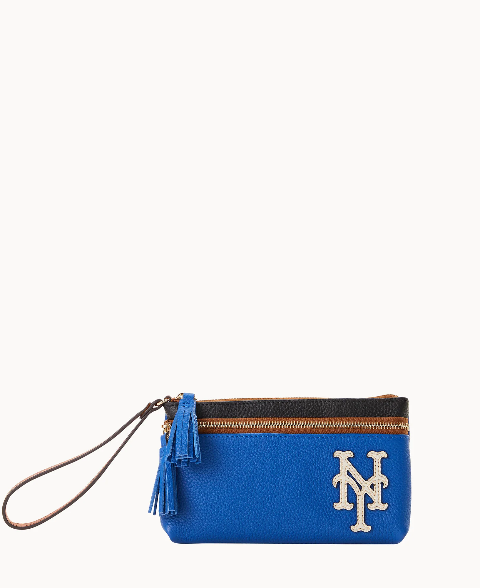 MLB Mets Double Zip Wristlet