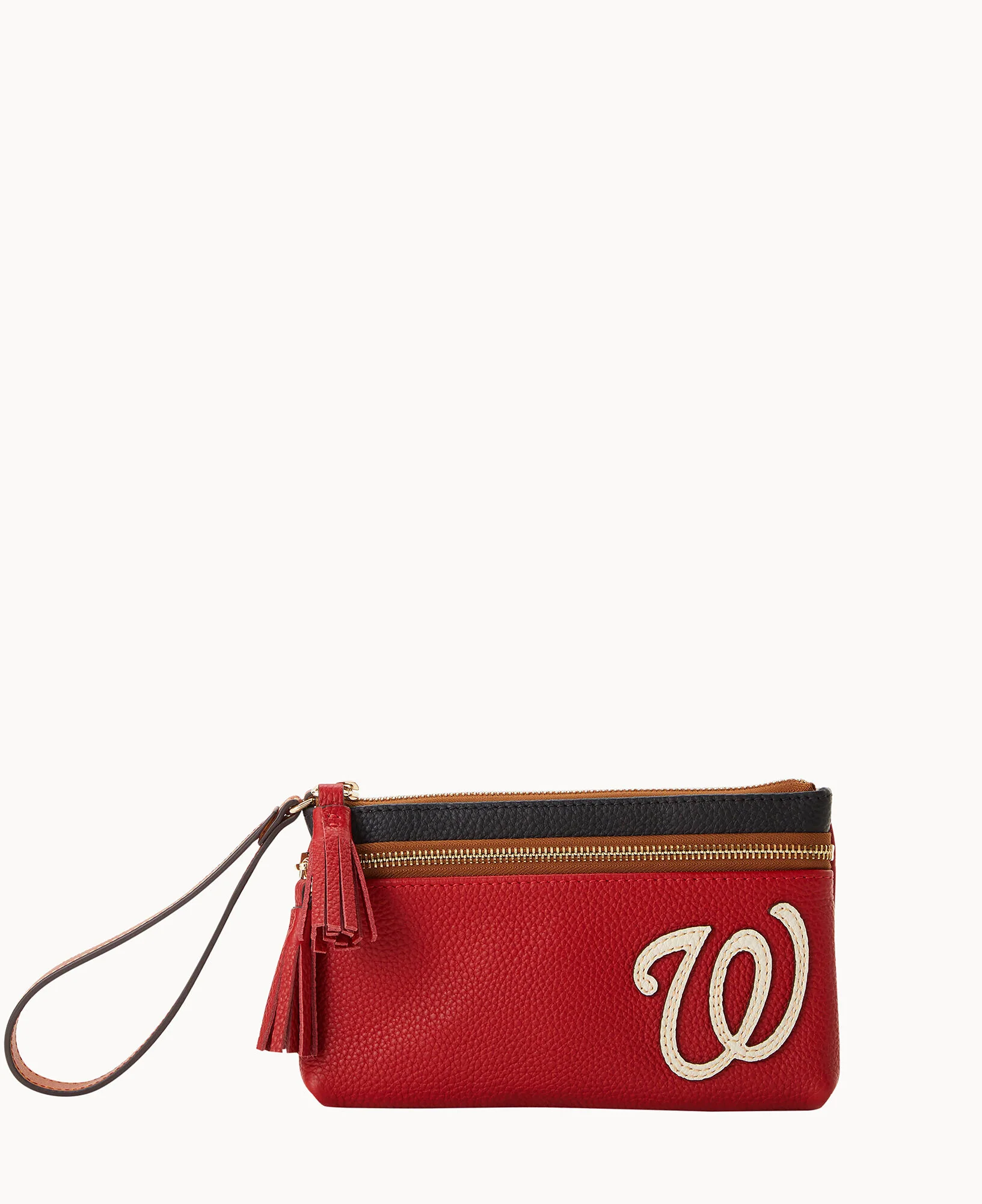 MLB Nationals Double Zip Wristlet