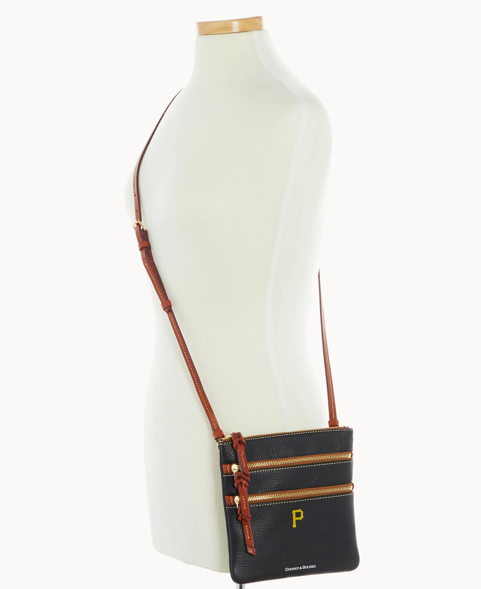 MLB Pirates North South Triple Zip Crossbody - Image 4