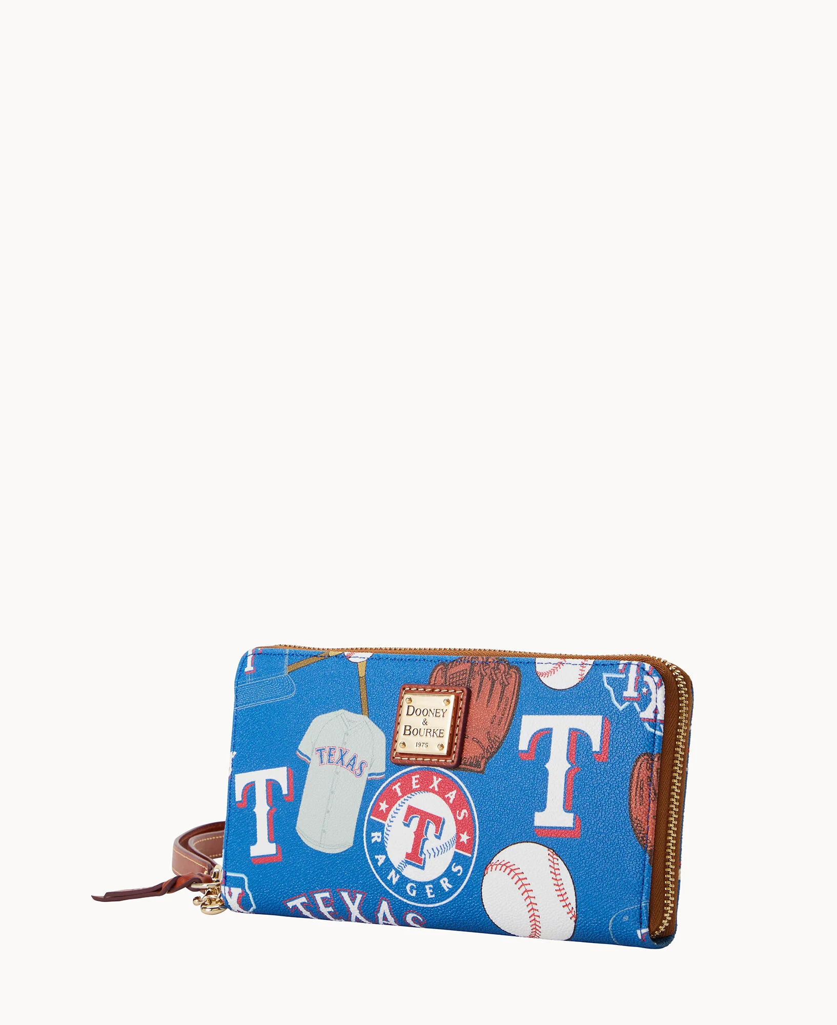 MLB Rangers Large Zip Around Wristlet - Image 2