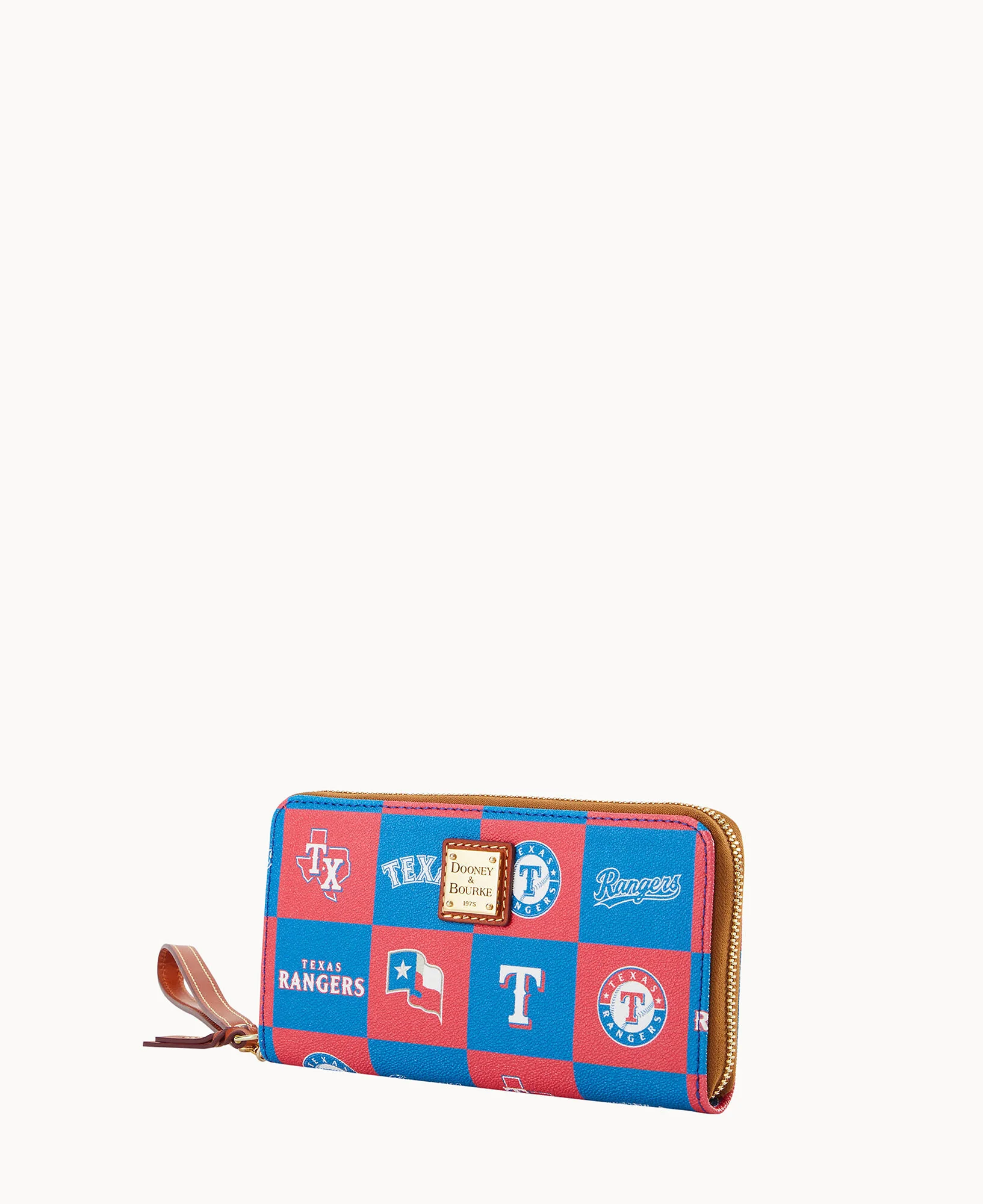 MLB Rangers Large Zip Around Wristlet - Image 2