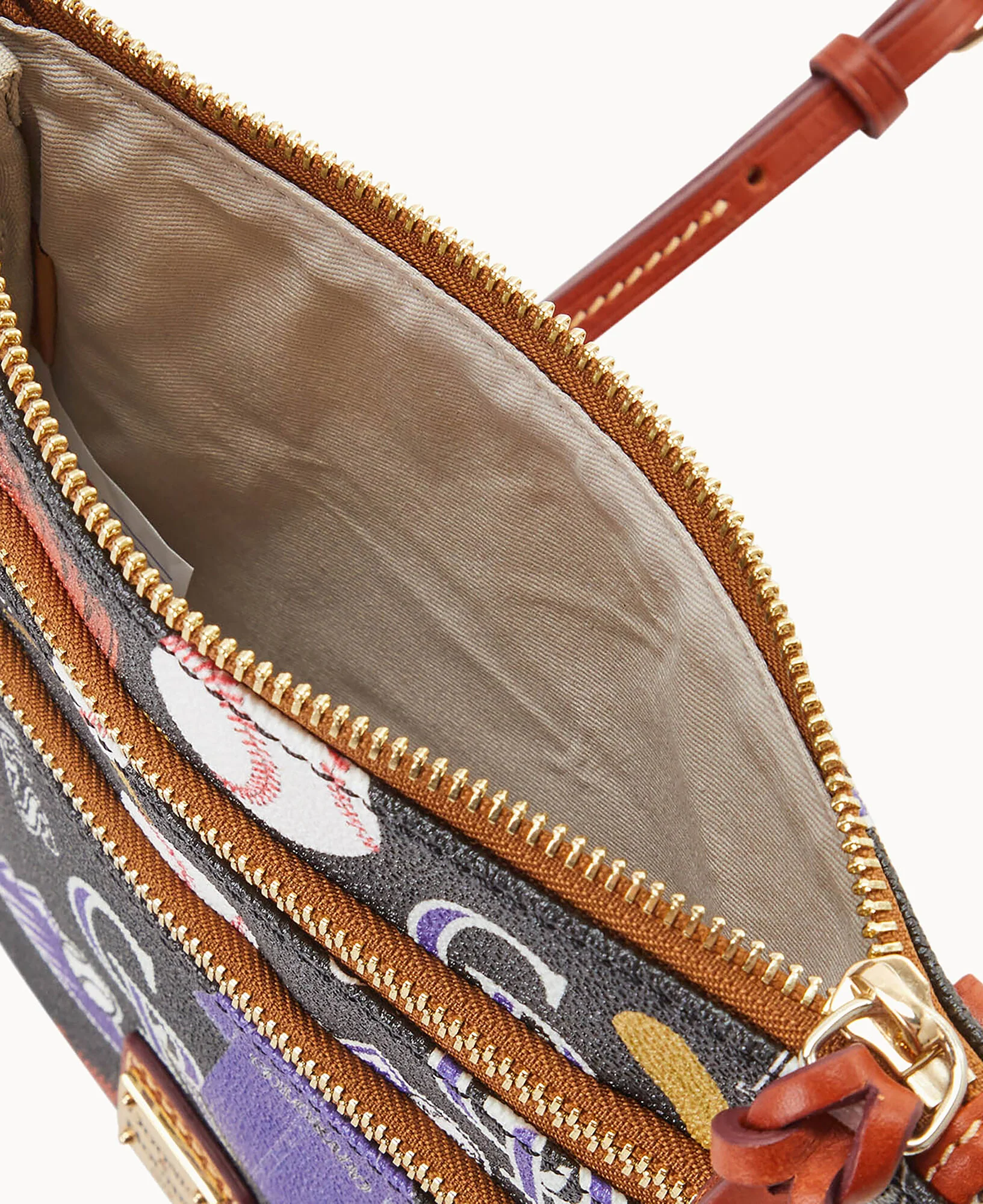MLB Rockies Triple Zip Crossbody - Image 2