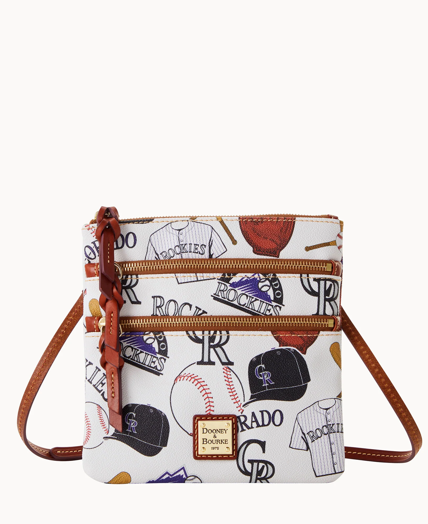 MLB Rockies Triple Zip Crossbody - Image 4