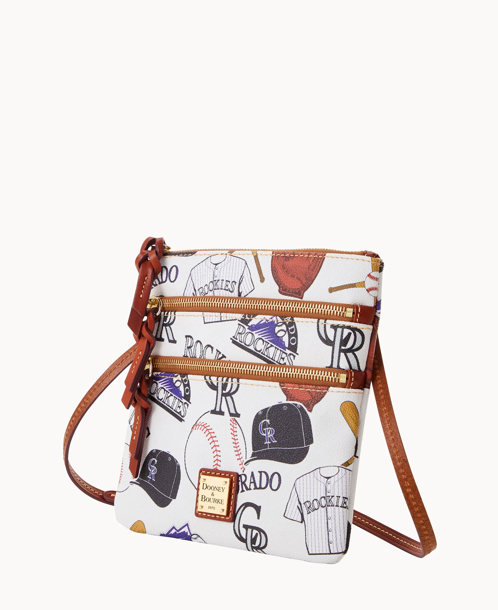 MLB Rockies Triple Zip Crossbody - Image 5
