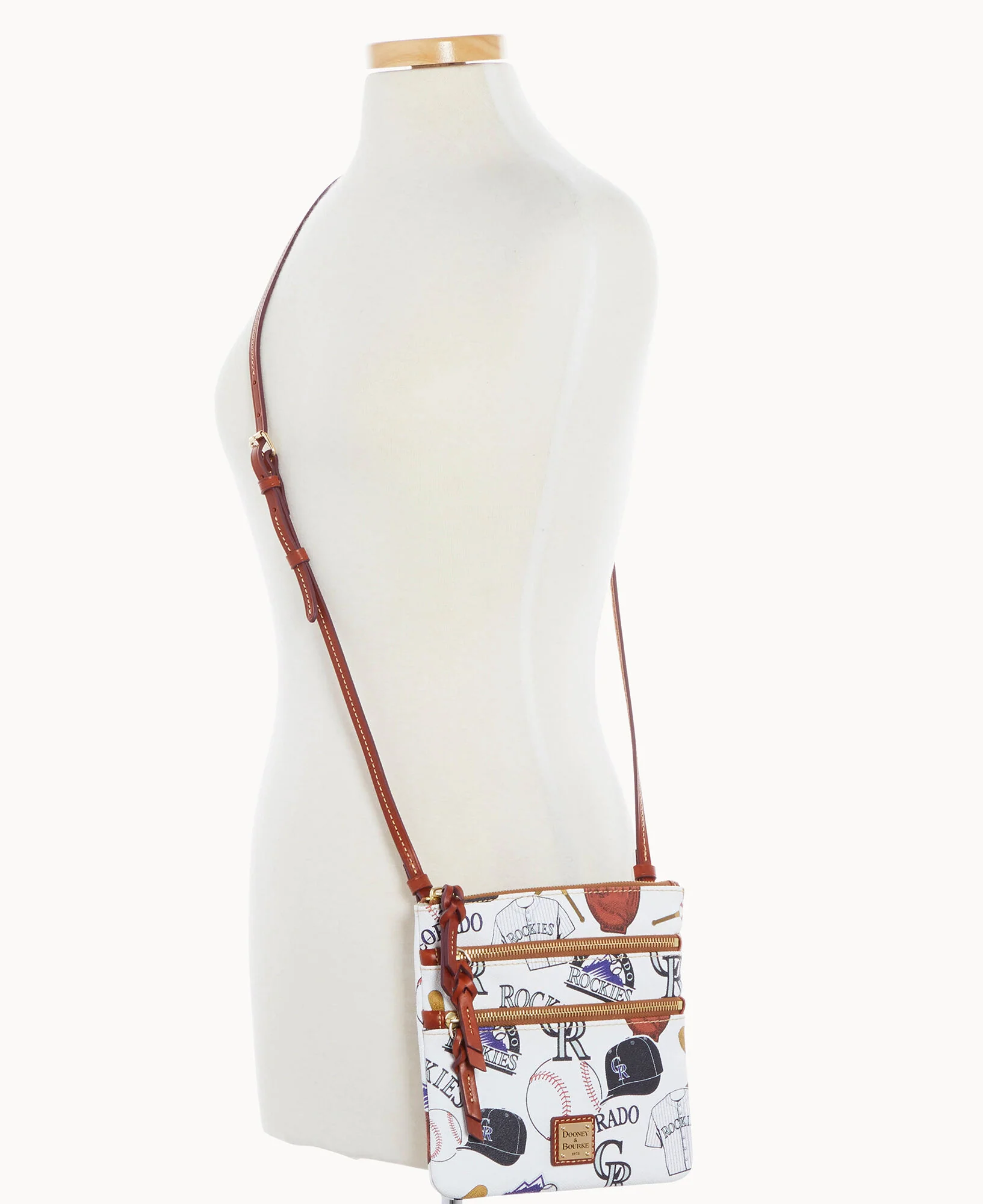 MLB Rockies Triple Zip Crossbody - Image 7