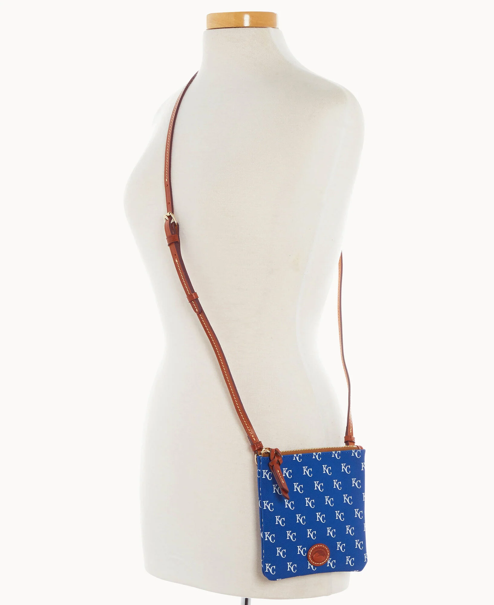 MLB Royals Small North South Top Zip Crossbody - Image 3