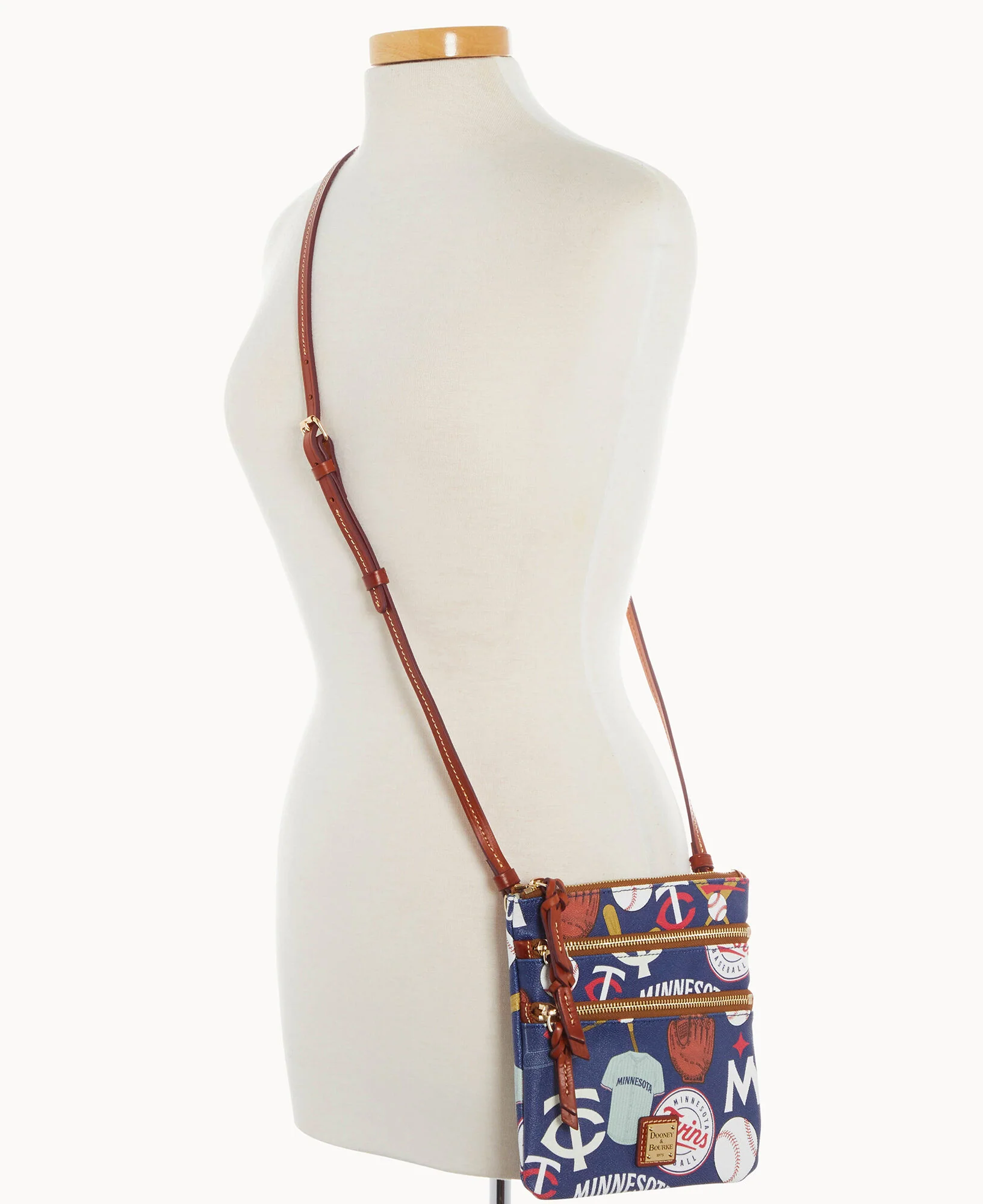 MLB Twins Triple Zip Crossbody - Image 4