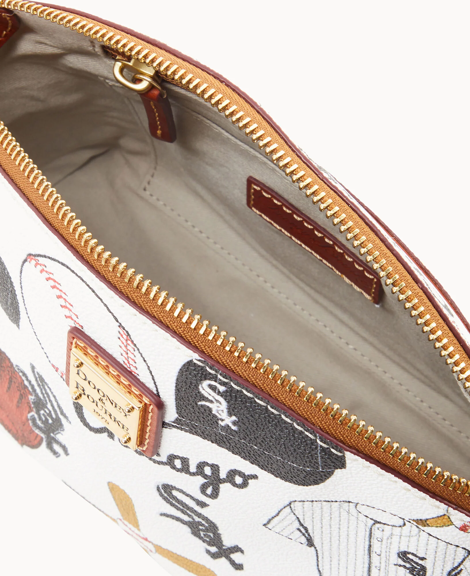 MLB White Sox Suki Crossbody Med Wristlet - Image 2