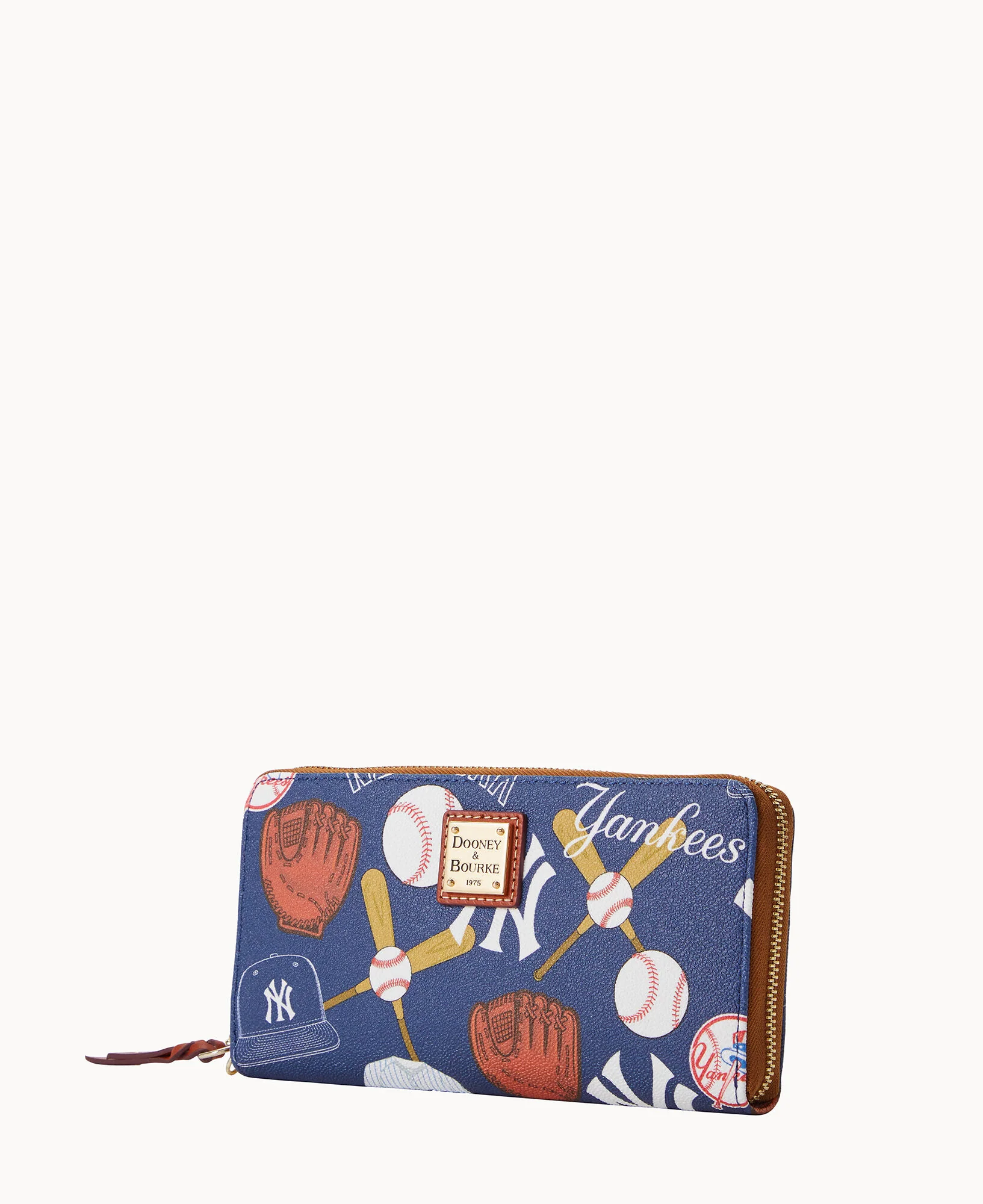 MLB Yankees Large Zip Around Wristlet - Image 2