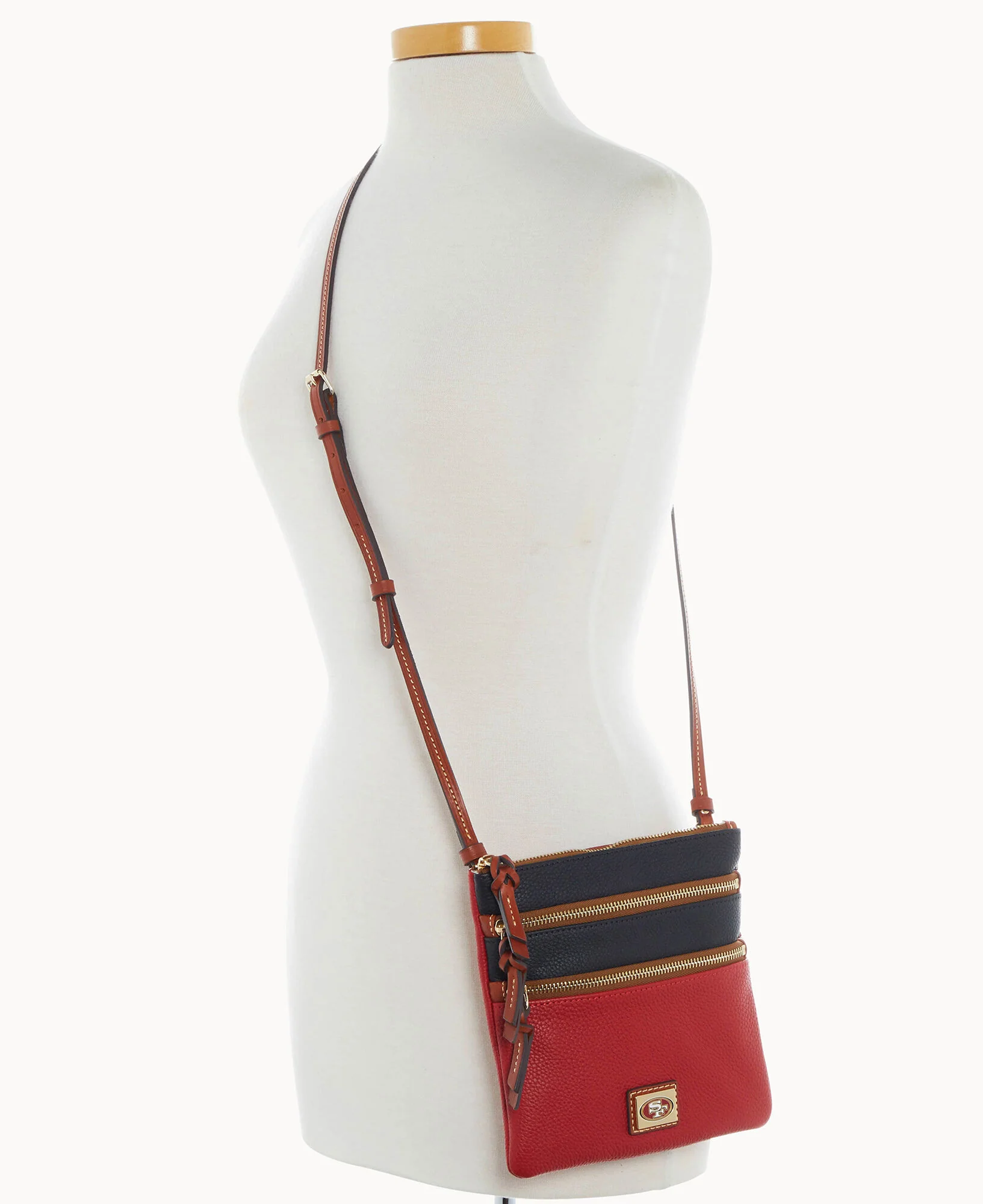 NFL 49ERS Triple Zip Crossbody - Image 5