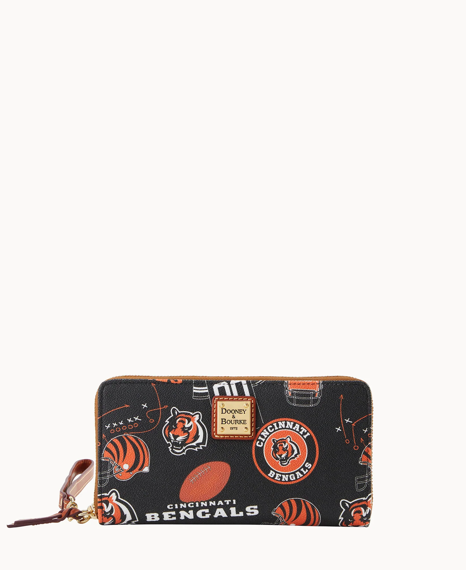 NFL Bengals Large Zip Around Wristlet - Image 3