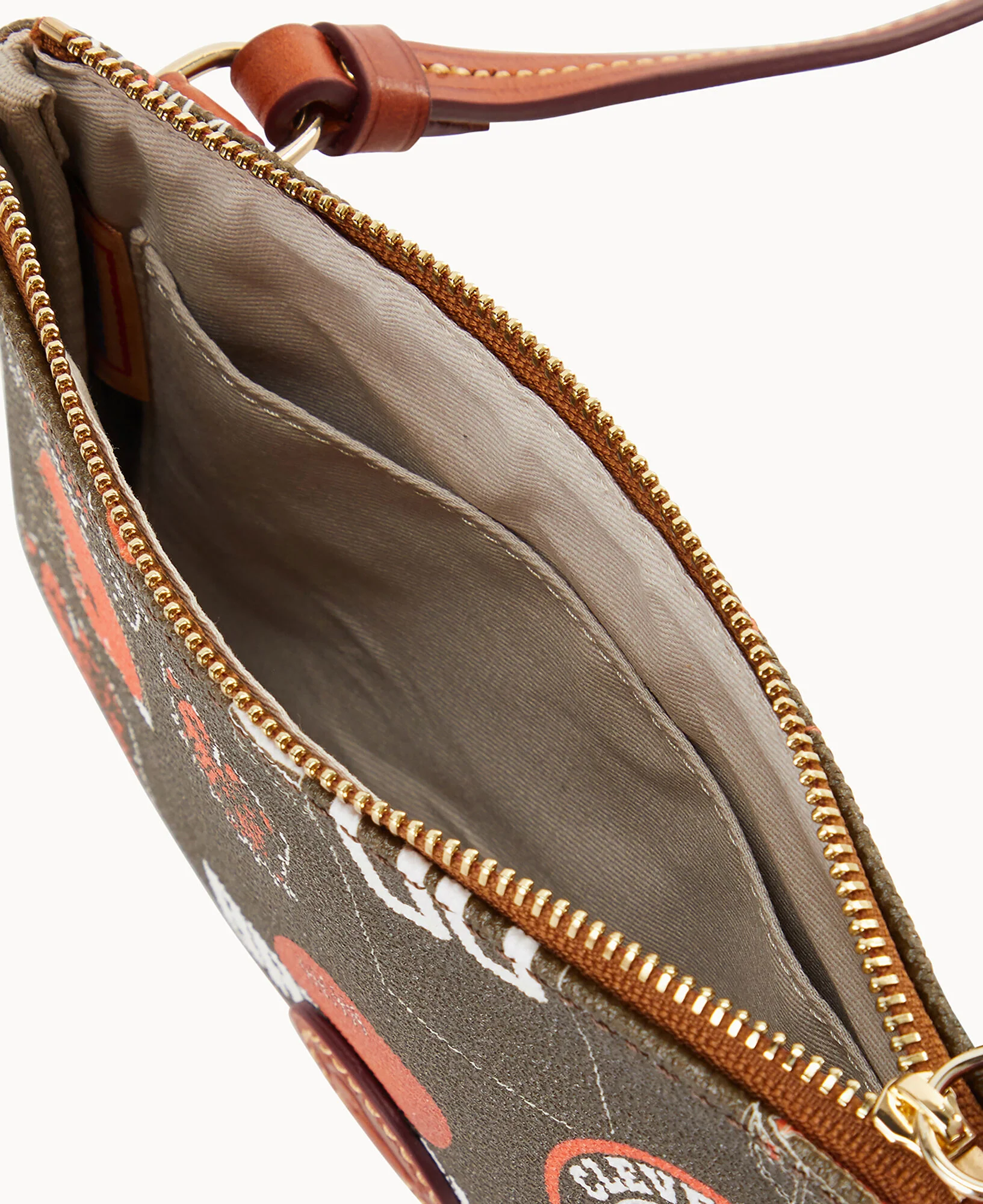 NFL Browns Top Zip Crossbody - Image 3