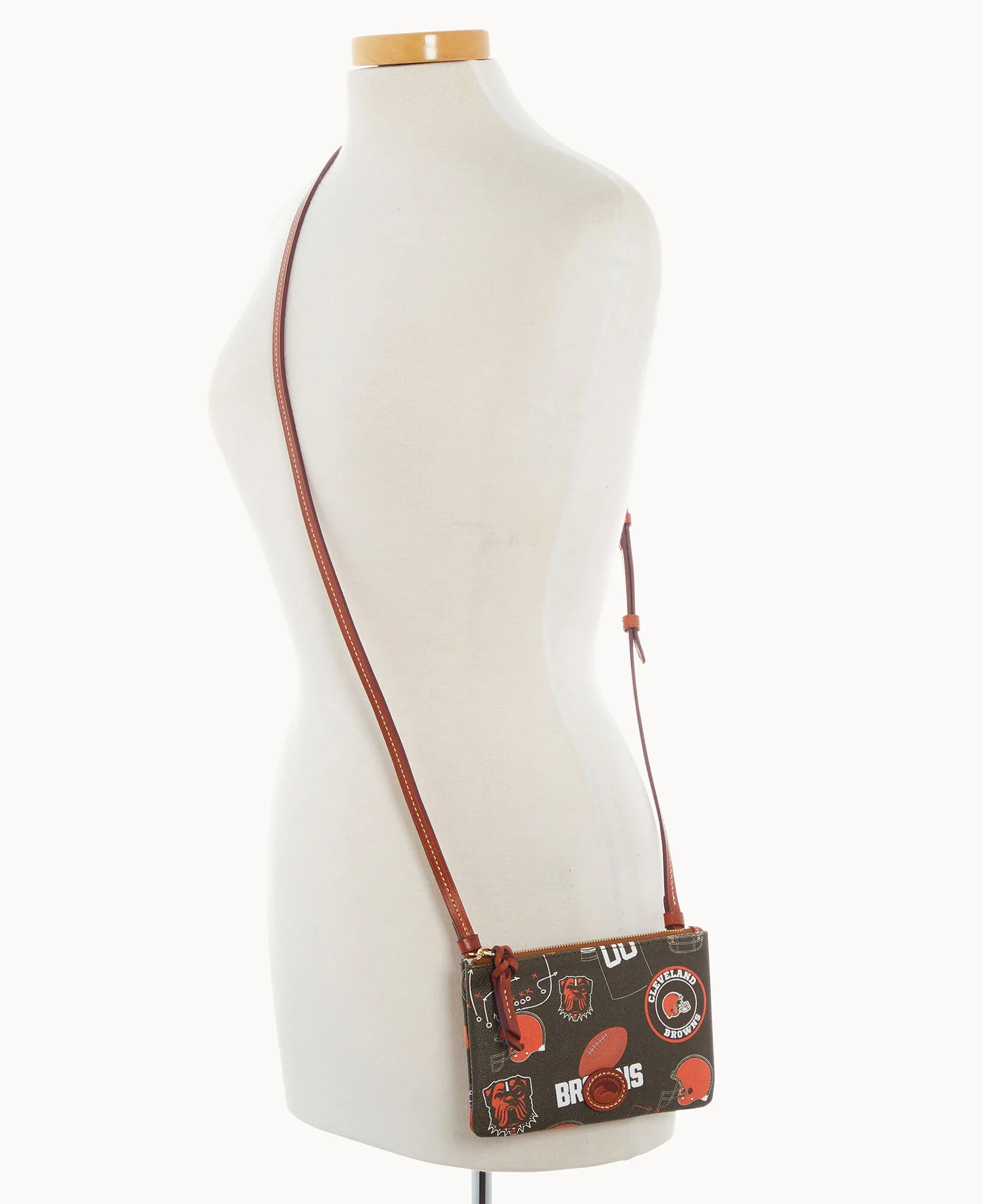 NFL Browns Top Zip Crossbody - Image 4