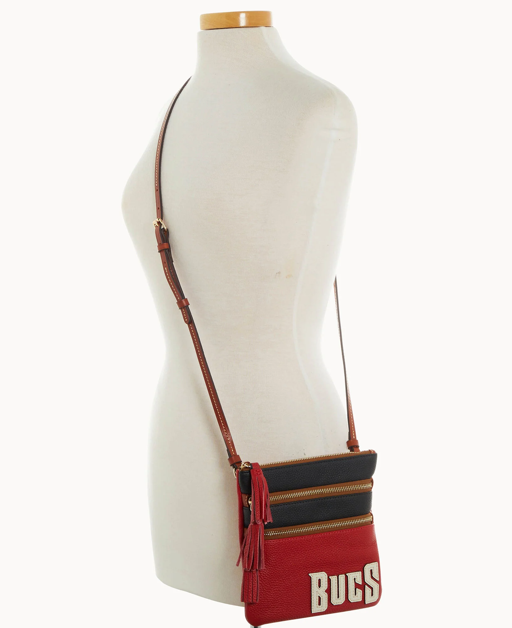 NFL Buccaneers Triple Zip Crossbody - Image 4
