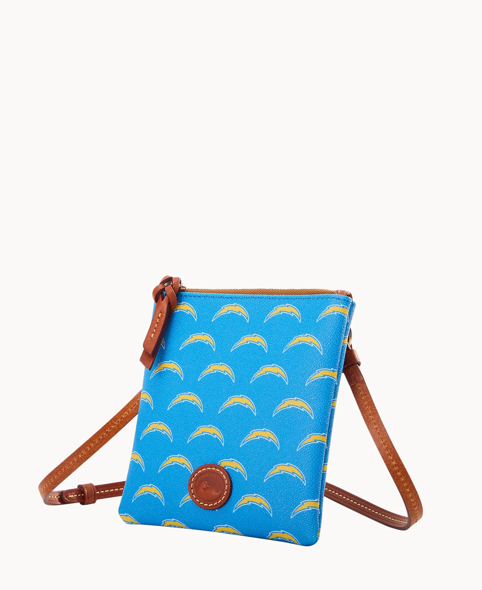 NFL Chargers Small North South Top Zip Crossbody - Image 2