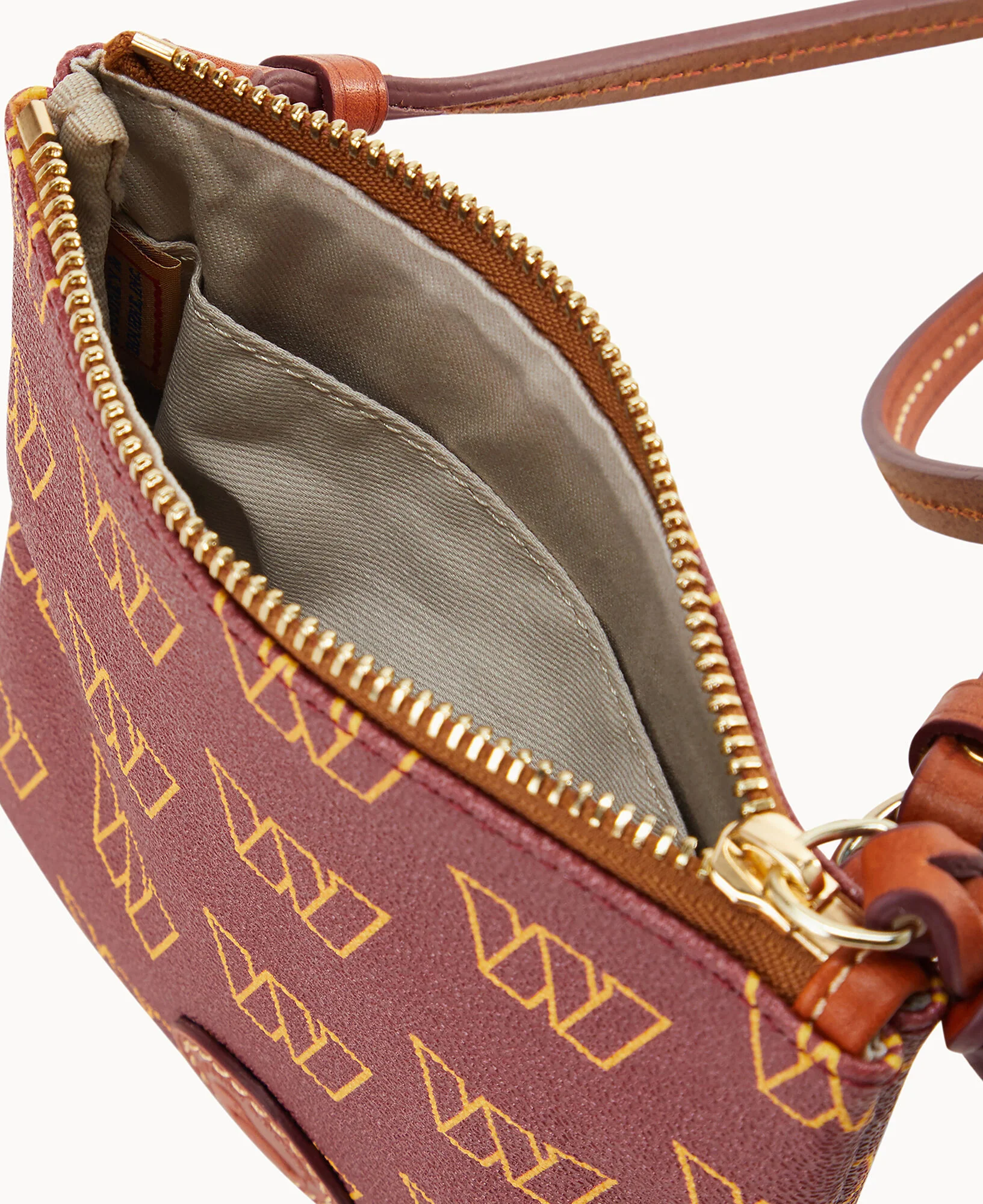 NFL Commanders Small North South Top Zip Crossbody - Image 3