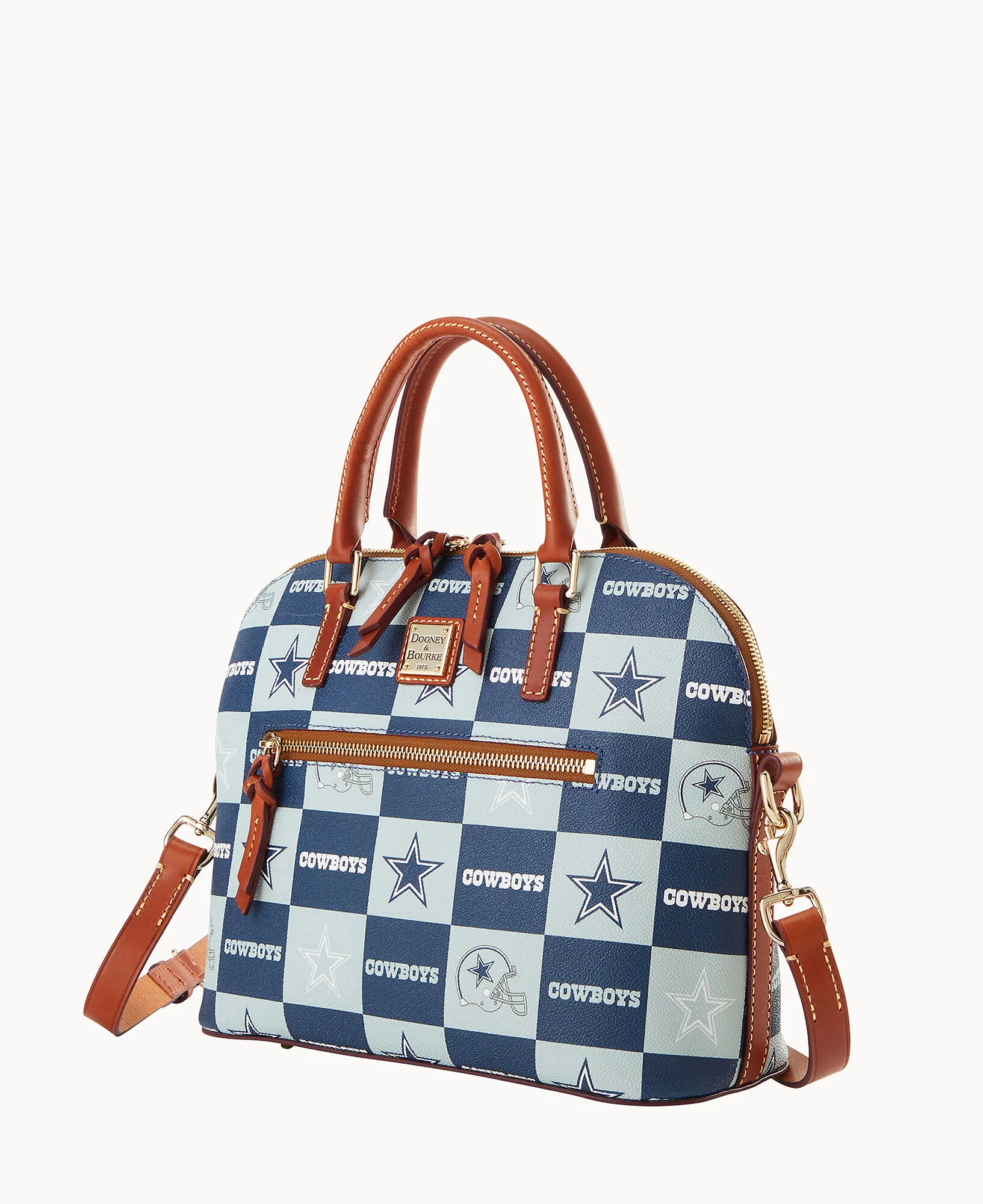 NFL Cowboys Domed Zip Satchel - Image 2