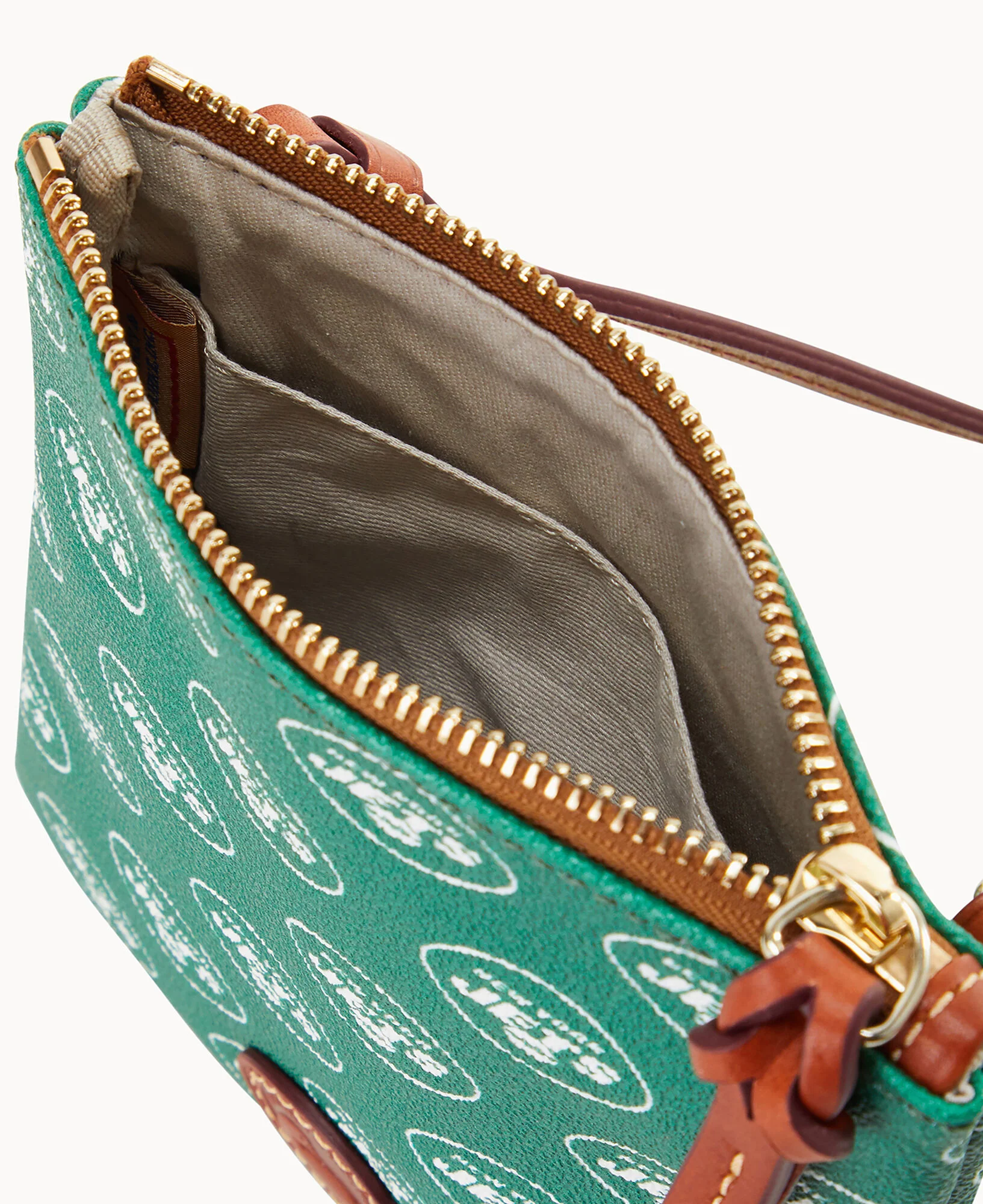 NFL Jets Small North South Top Zip Crossbody - Image 3