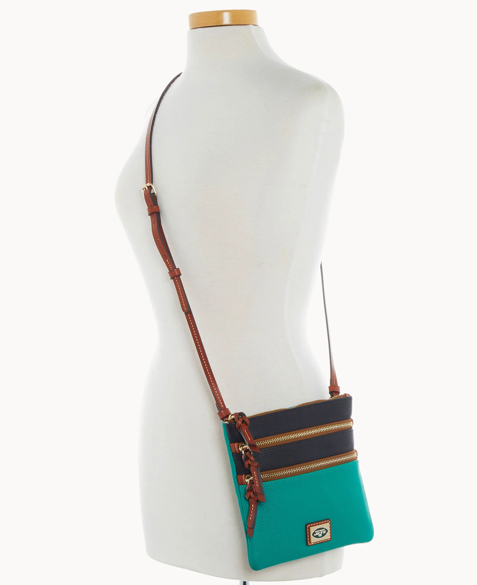 NFL Jets Triple Zip Crossbody - Image 4
