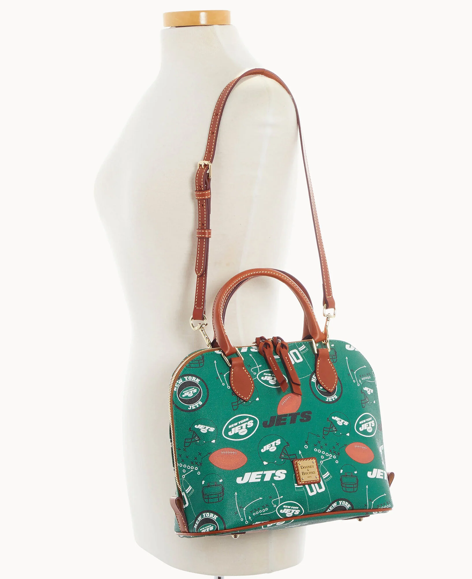 NFL Jets Zip Zip Satchel - Image 4