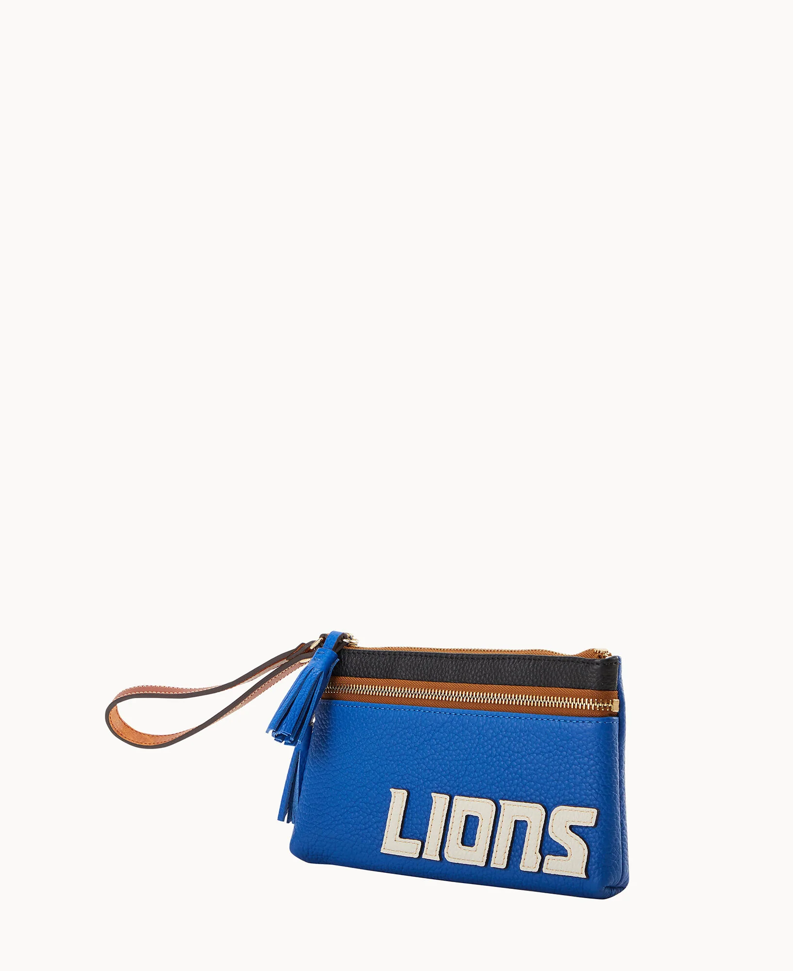 NFL Lions Double Zip Wristlet - Image 2