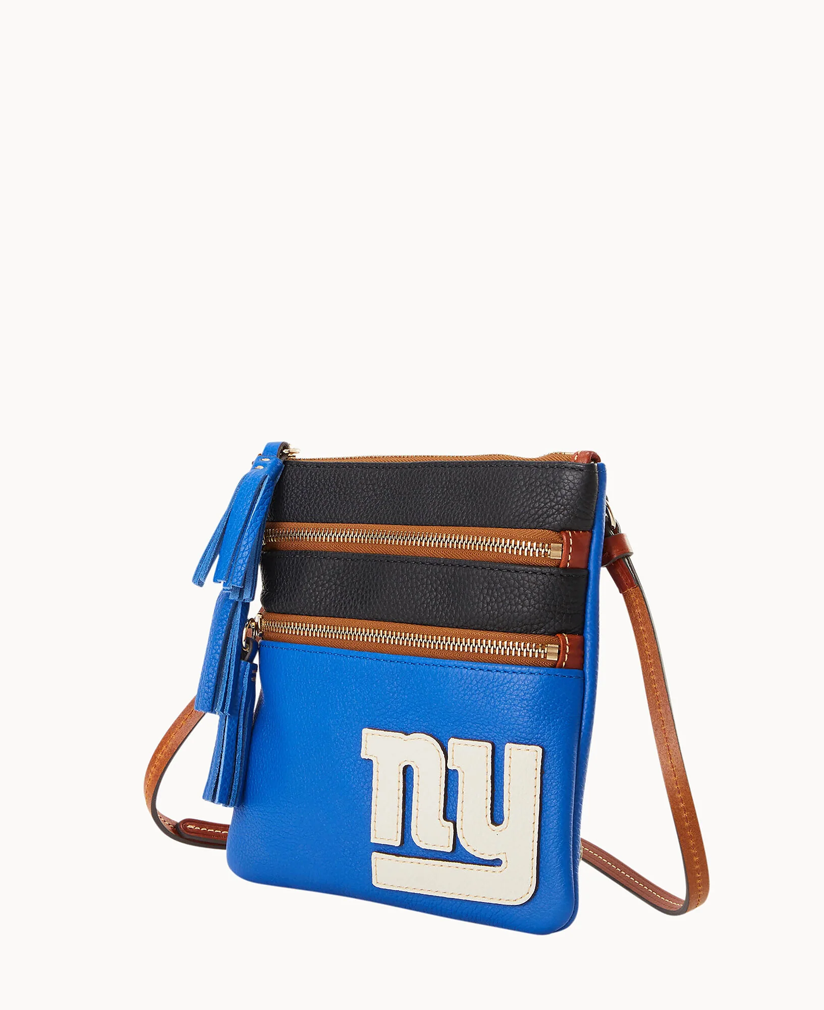 NFL NY Giants Triple Zip Crossbody - Image 3