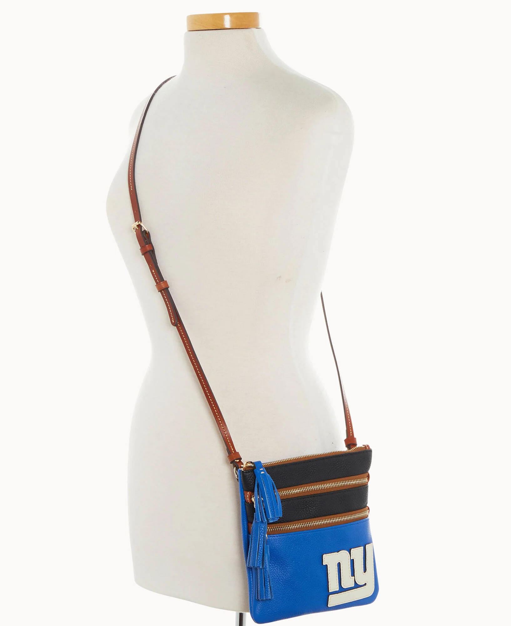 NFL NY Giants Triple Zip Crossbody - Image 5