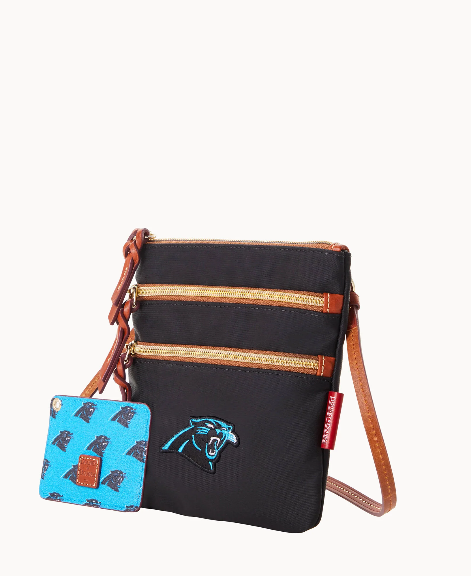 NFL Panthers North South Triple Zip w ID holder - Image 2