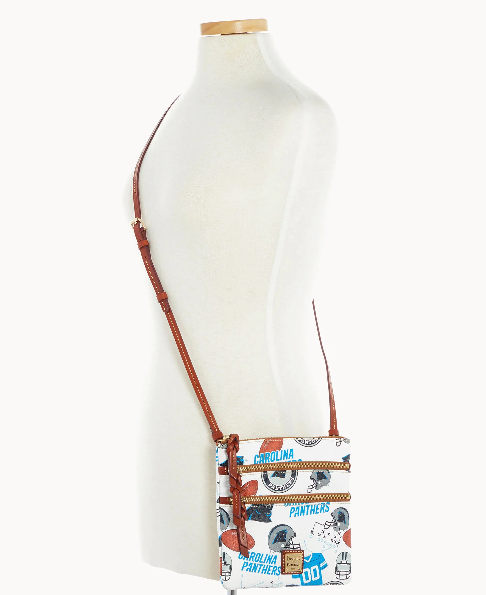 NFL Panthers Triple Zip Crossbody - Image 4