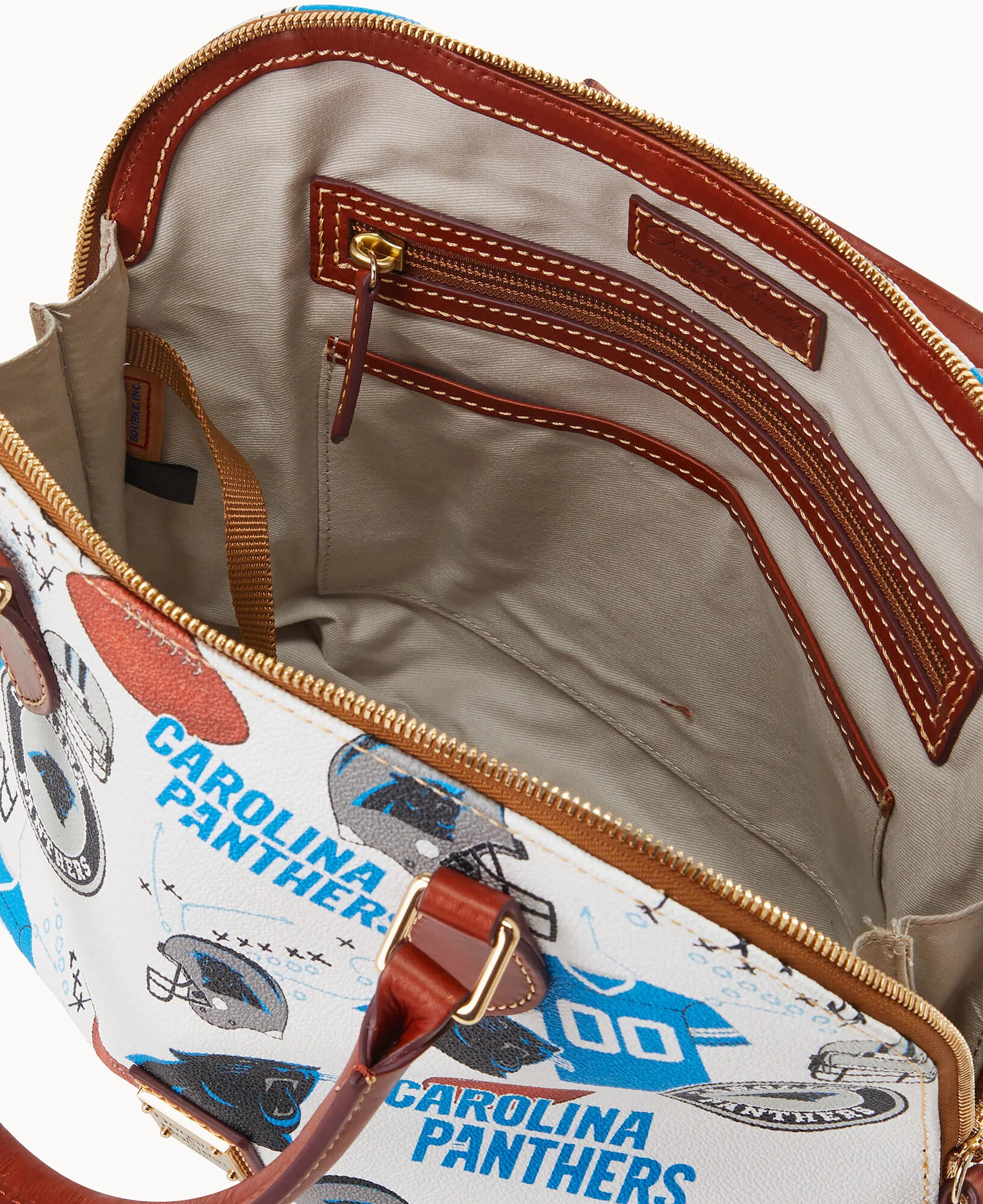 NFL Panthers Zip Zip Satchel - Image 3