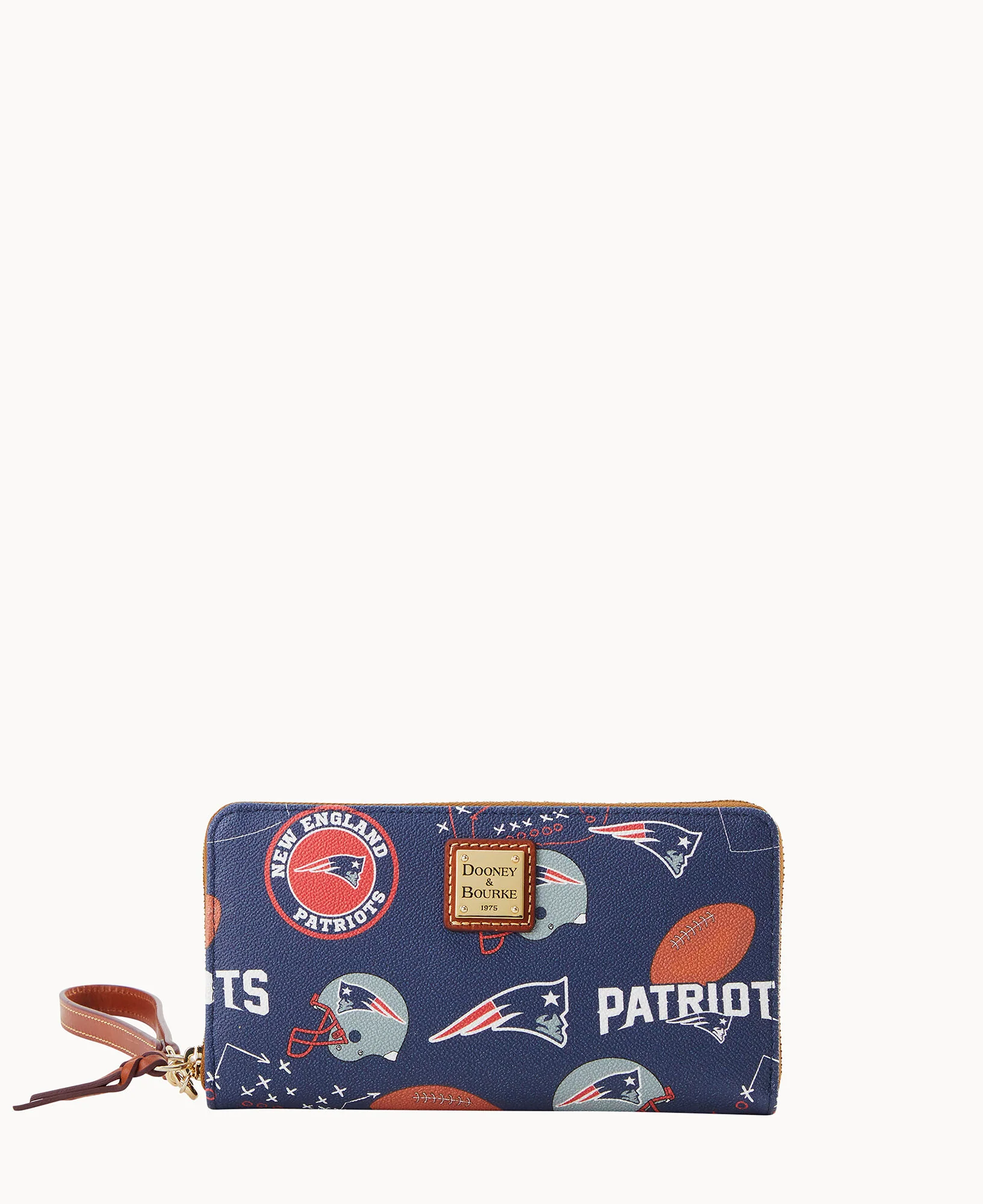 NFL Patriots Large Zip Around Wristlet - Image 4