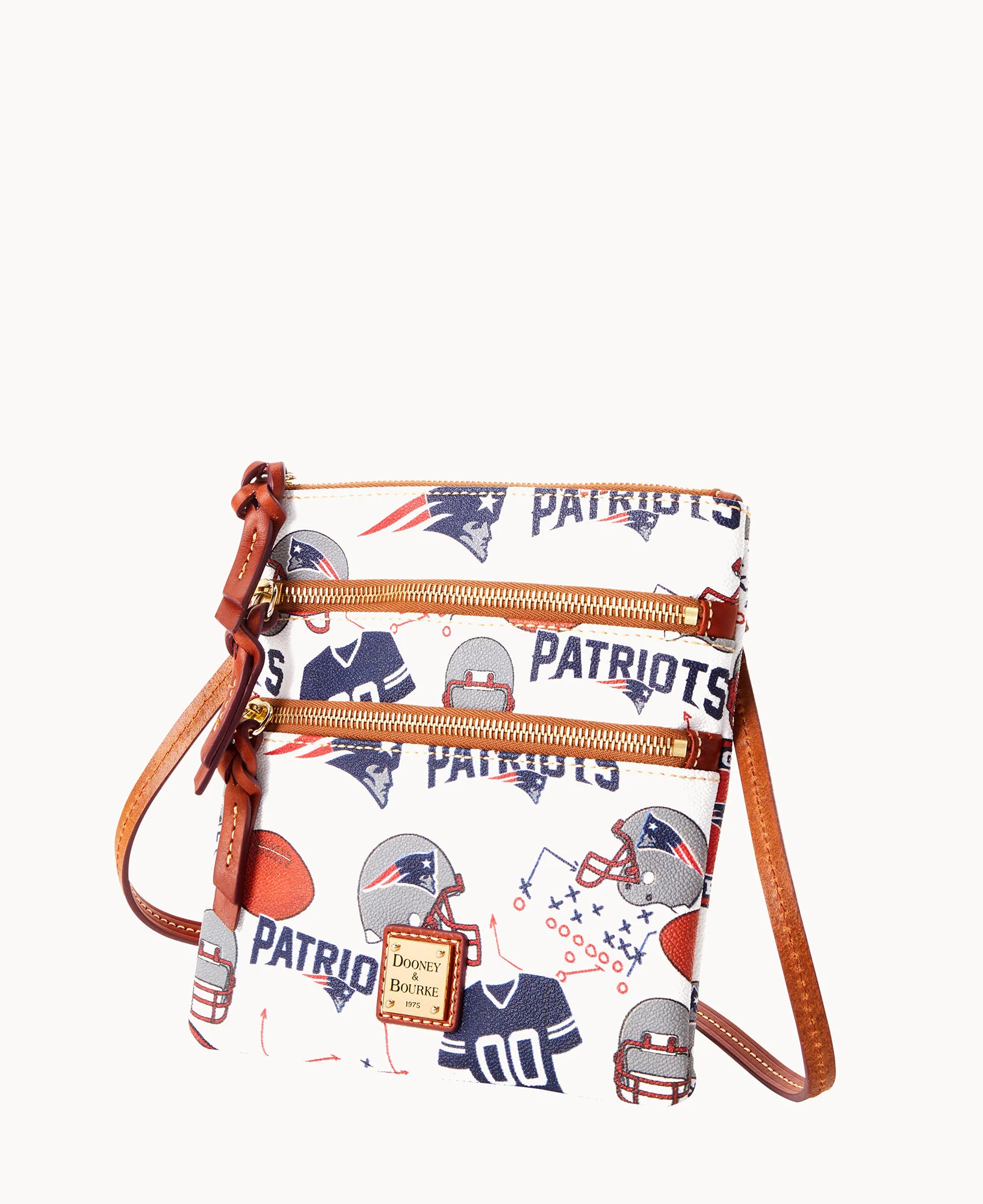 NFL Patriots North South Triple Zip Crossbody - Image 2