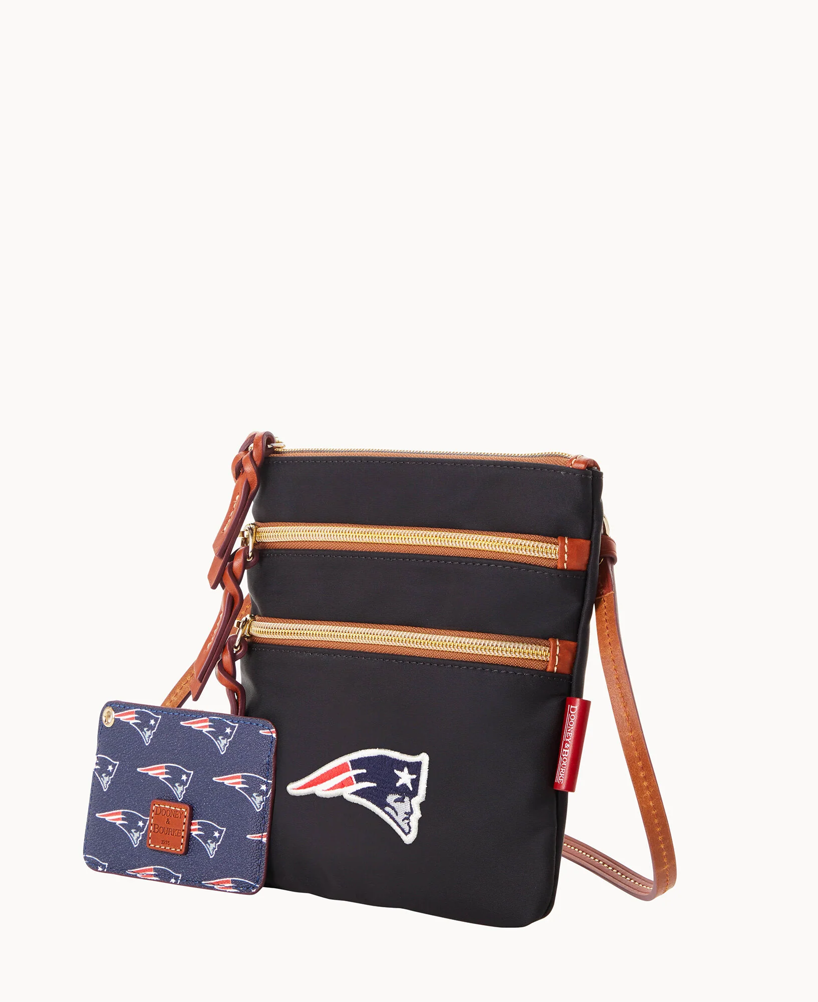 NFL Patriots North South Triple Zip w ID holder - Image 2
