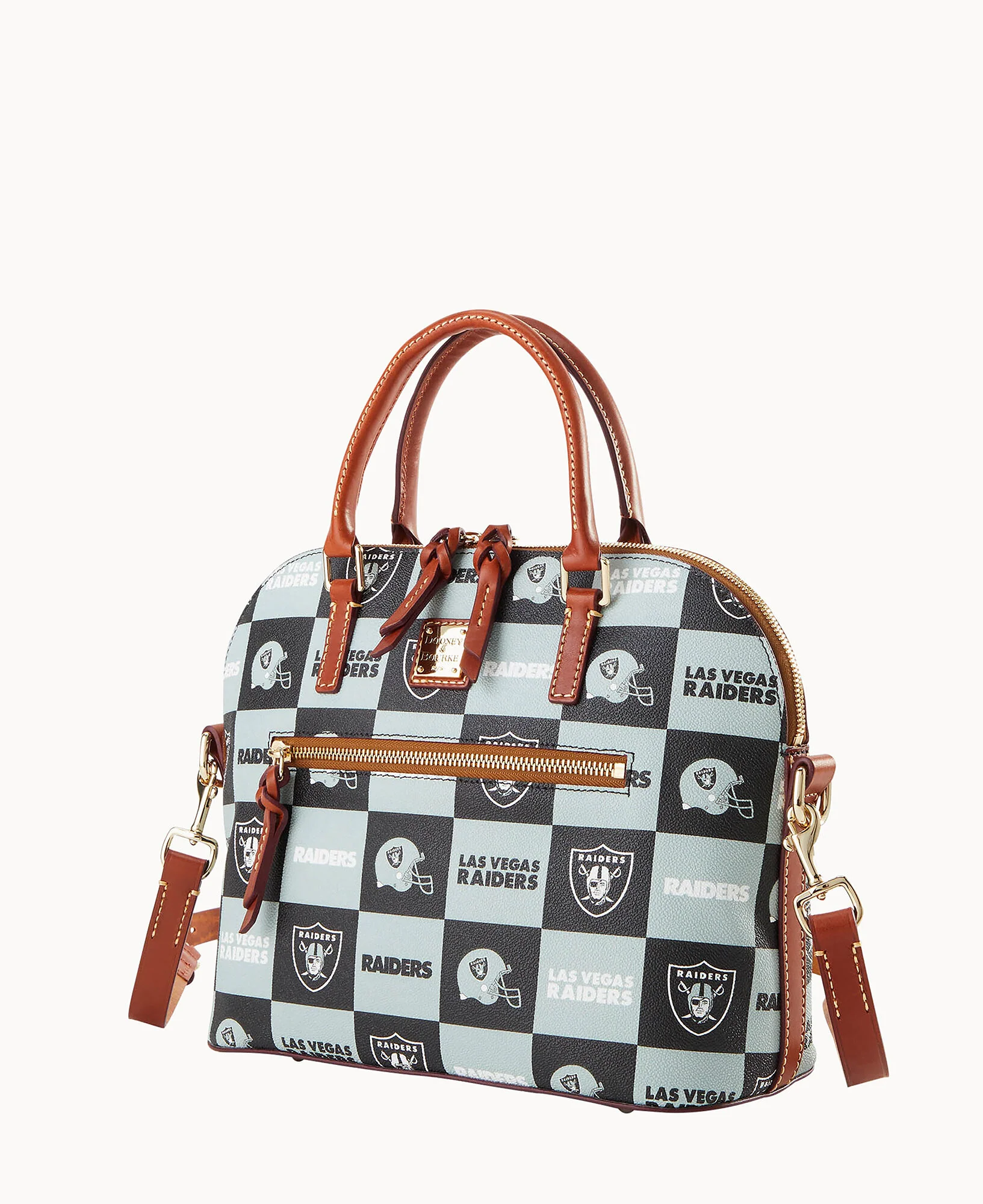 NFL Raiders Domed Zip Satchel - Image 2