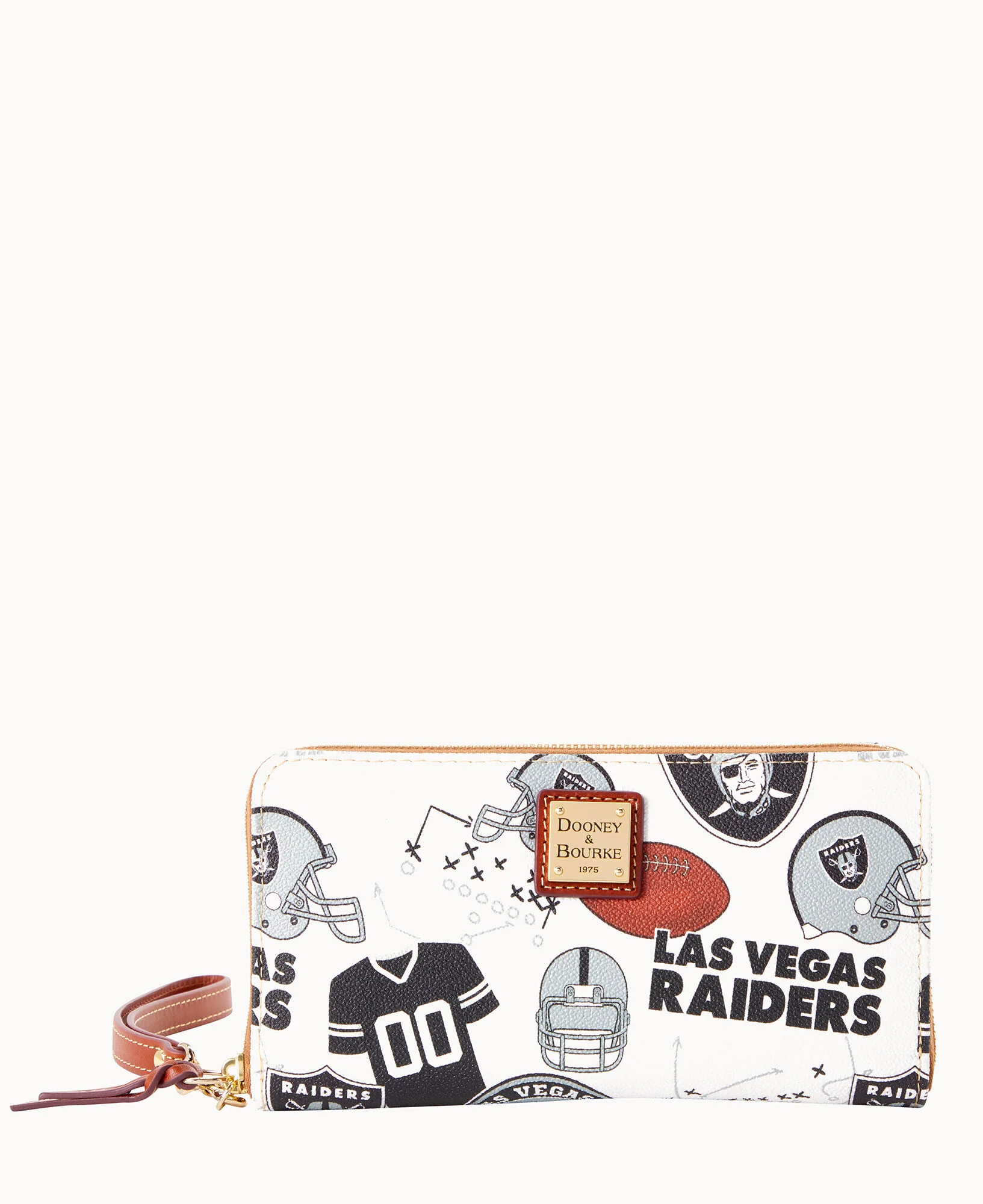 NFL Raiders Large Zip Around Wristlet - Image 4