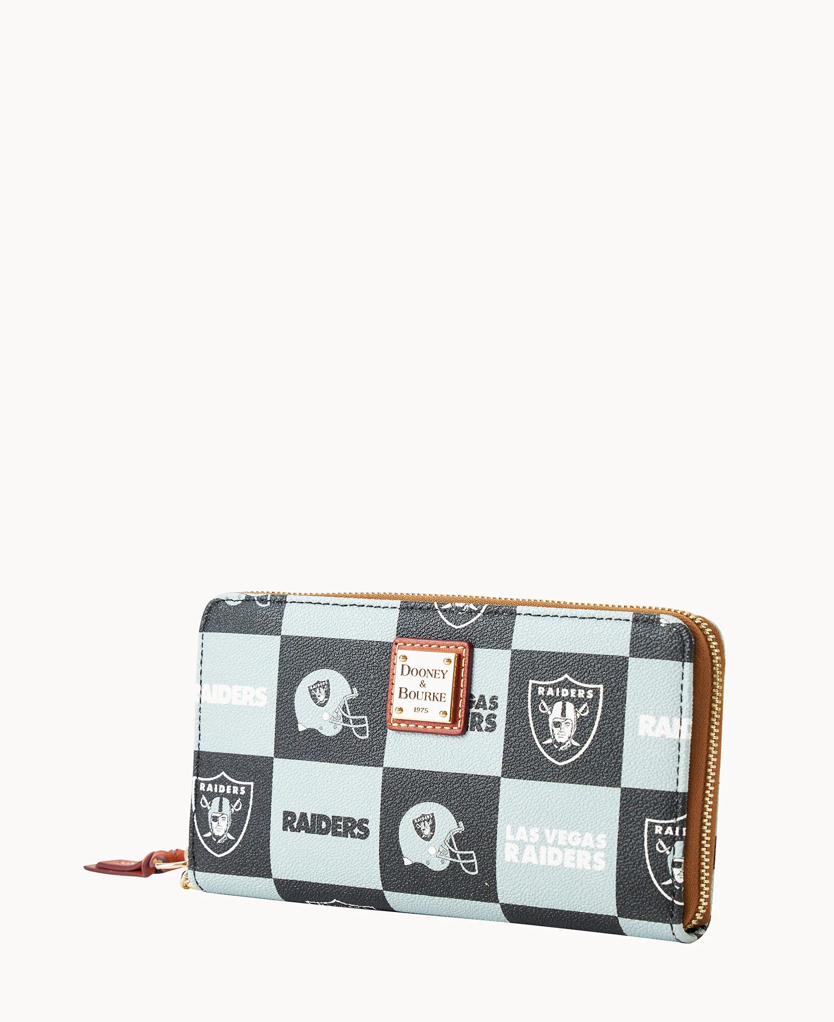 NFL Raiders Large Zip Around Wristlet - Image 2