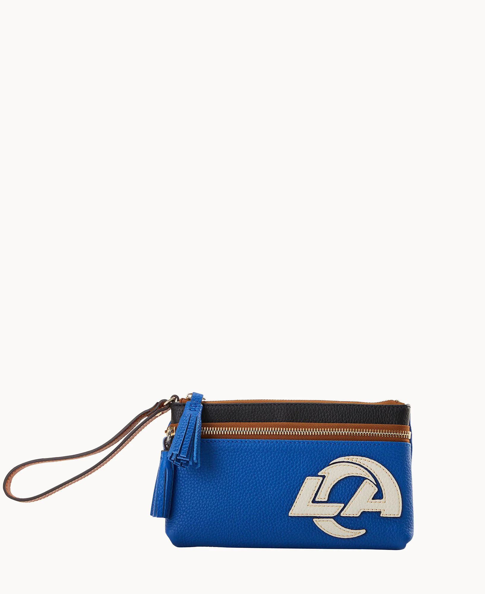 NFL Rams Double Zip Wristlet