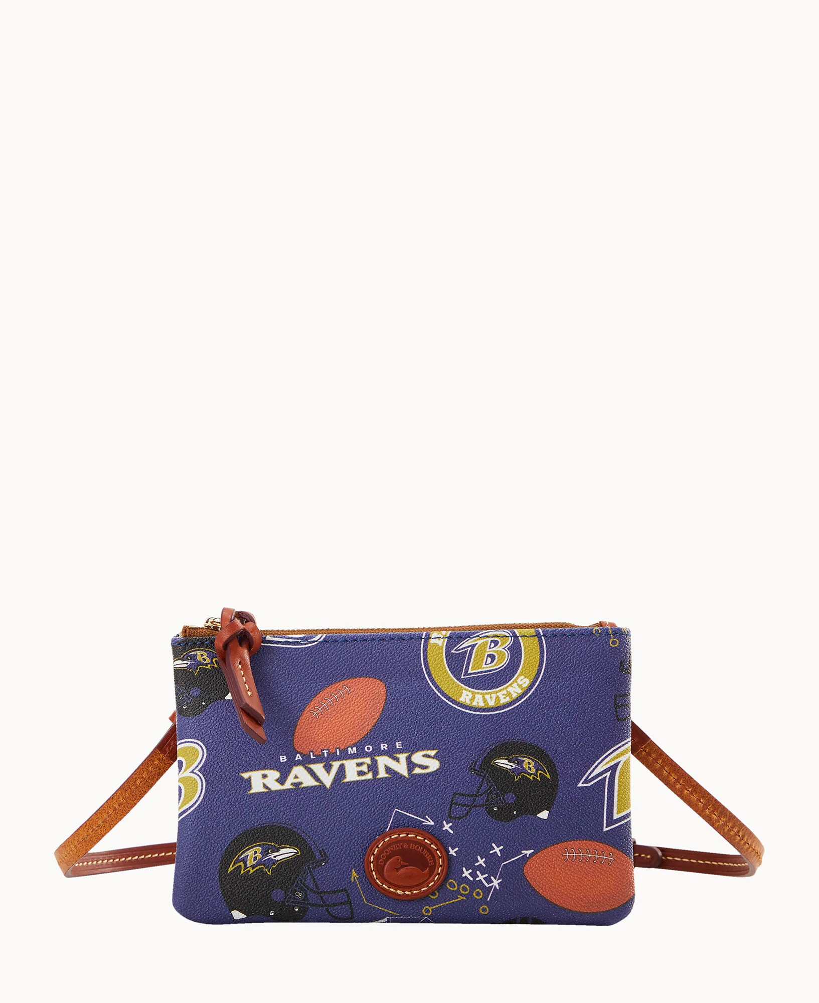 NFL Ravens Top Zip Crossbody