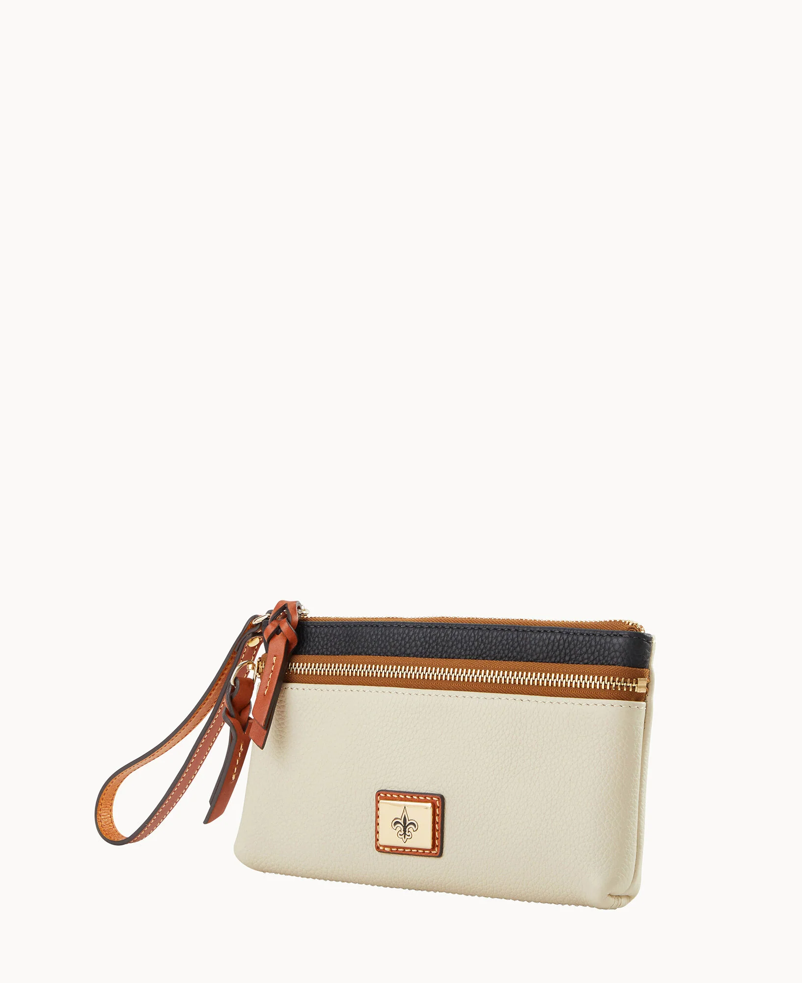 NFL Saints Double Zip Wristlet - Image 2