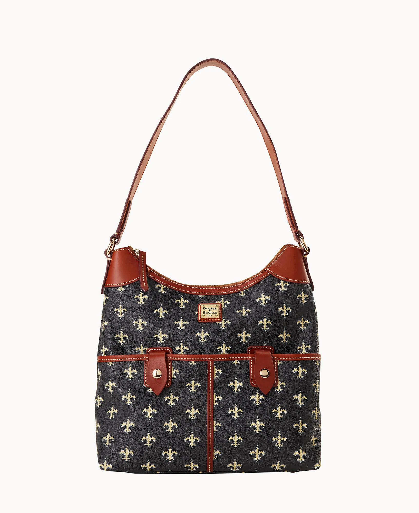 NFL Saints Zip Hobo